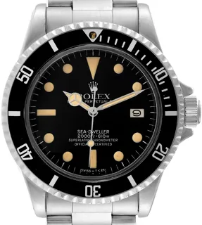 Rolex Sea-Dweller 1665 Stainless steel Black