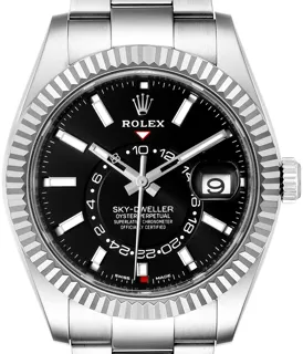 Rolex Sky-Dweller 326934 Stainless steel Black