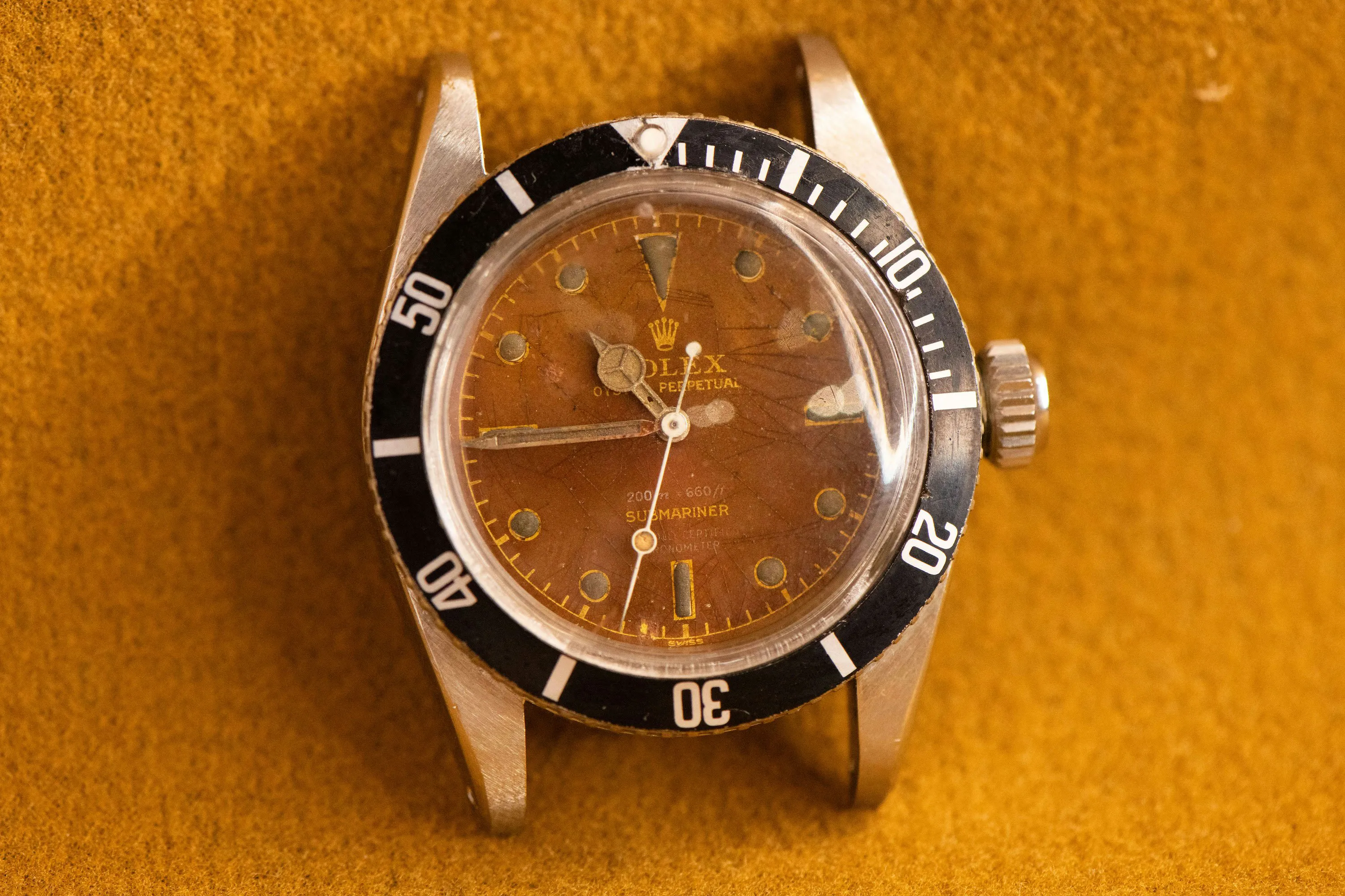 Rolex Submariner 6538 38mm Stainless steel Brown 4