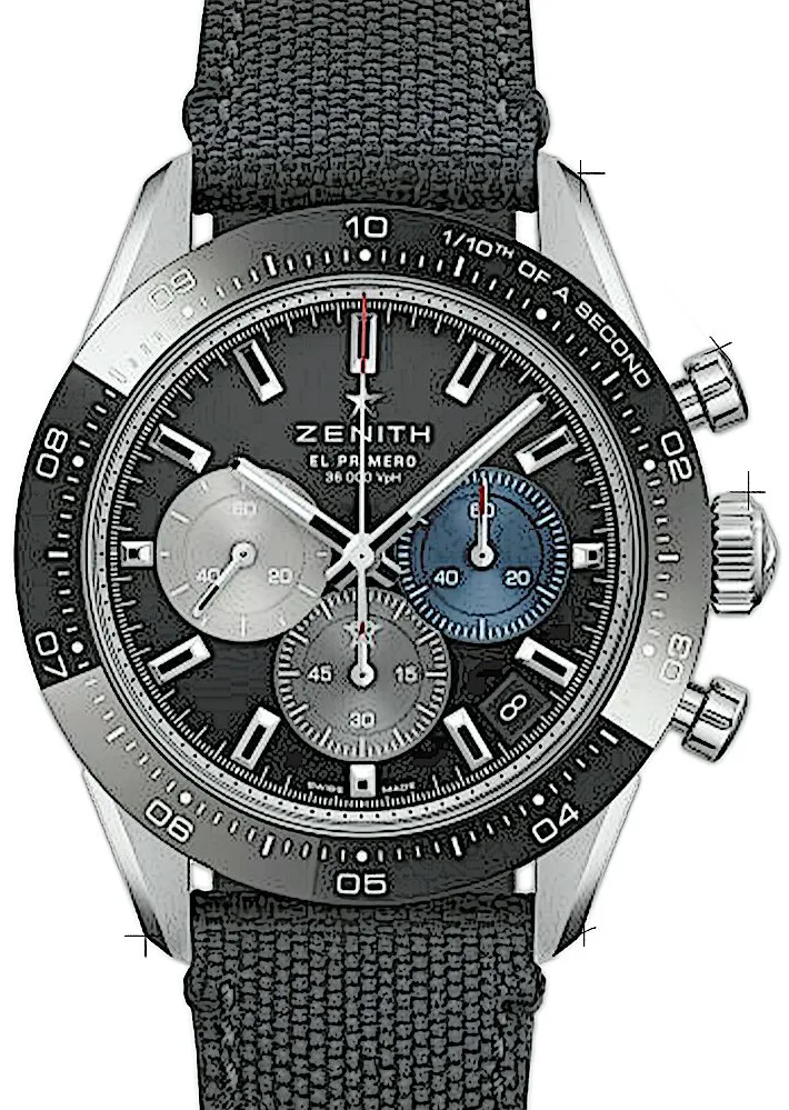 Zenith Chronomaster Sport 03.3100.3600/21.C822 41mm Edelstahl Black