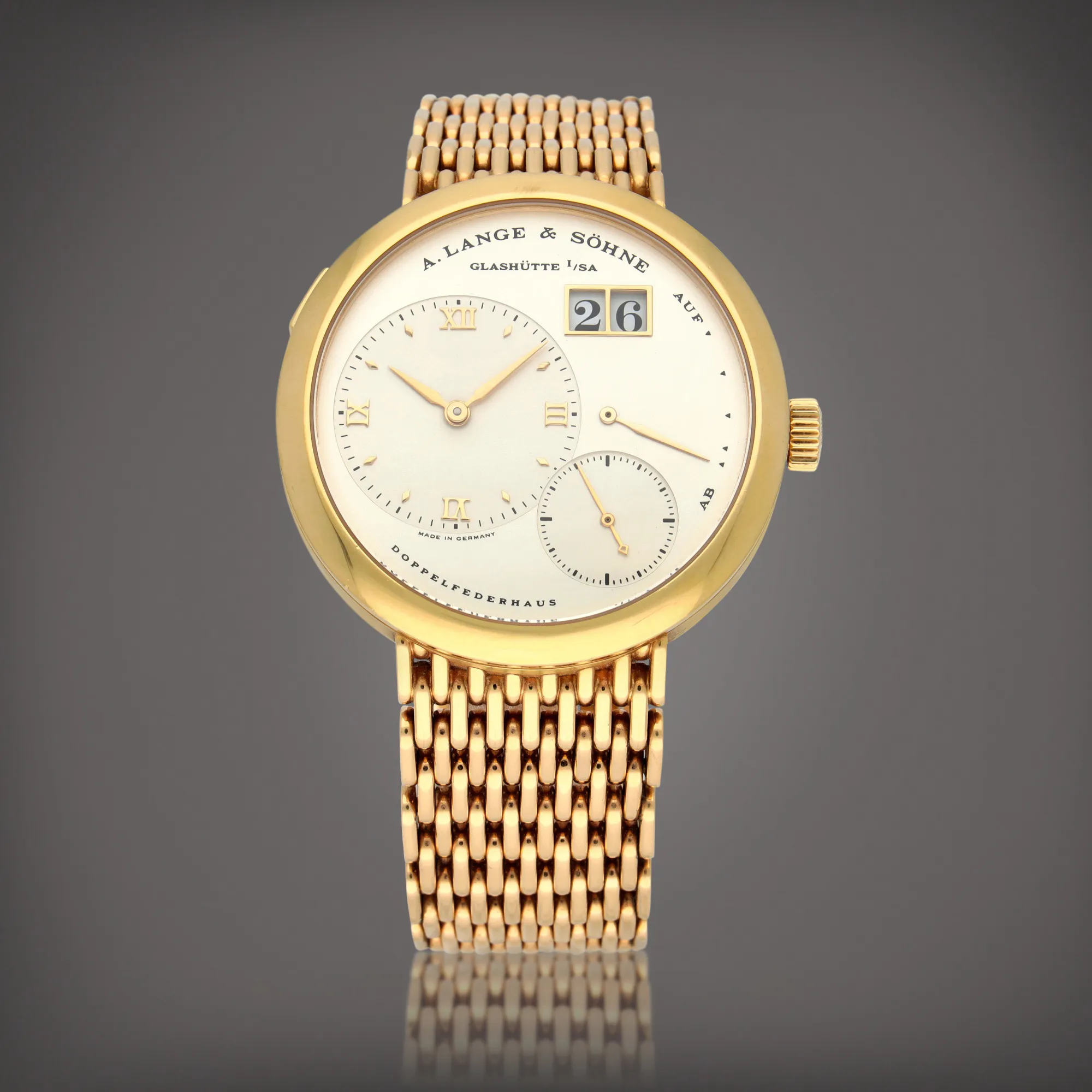 A. Lange & Söhne Lange 1 101.001 38.5mm Yellow gold Silver 1