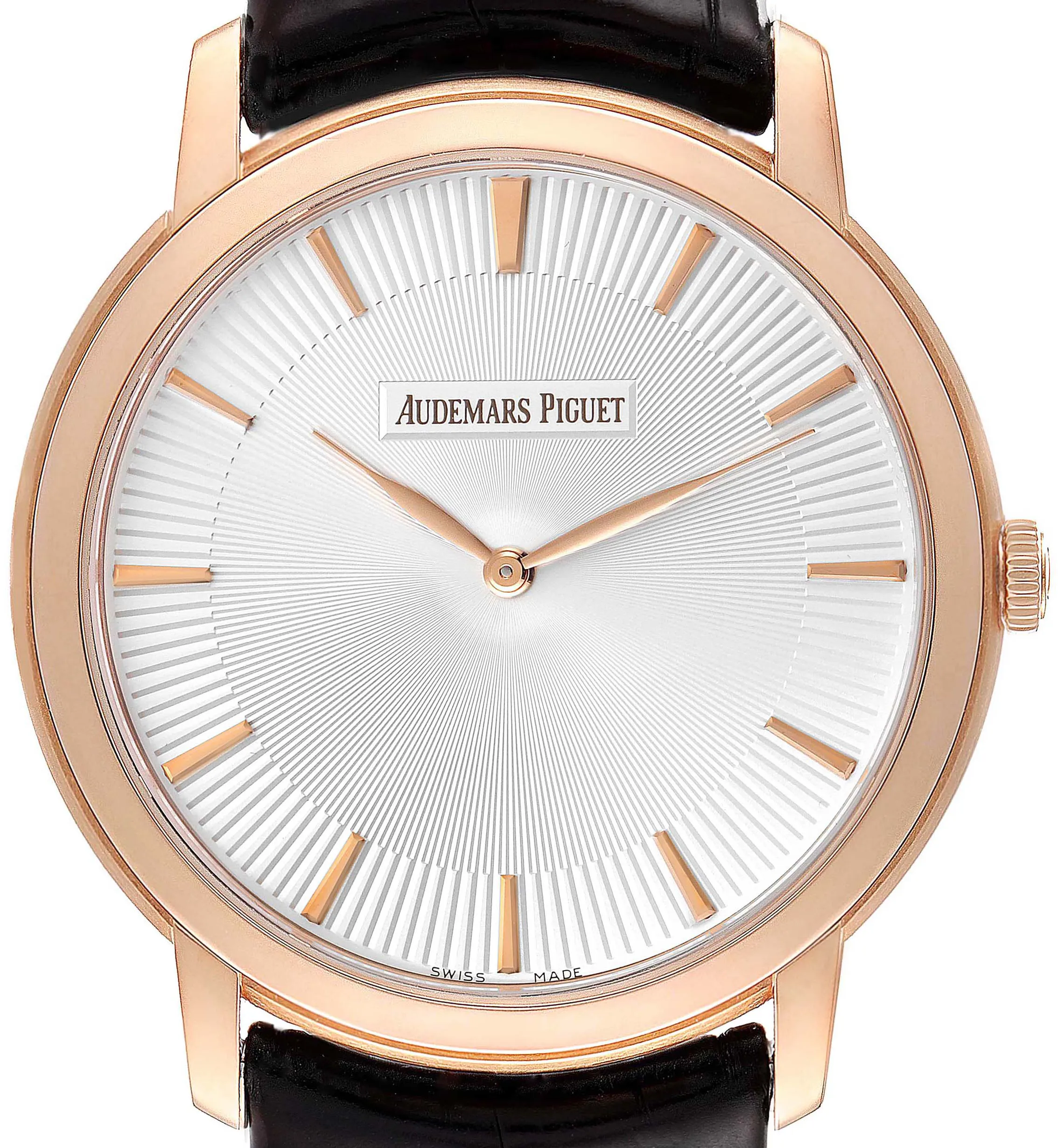 Audemars Piguet Jules Audemars 15180OR.OO.A102CR.01 41mm Rose gold and 18k rose gold Silver