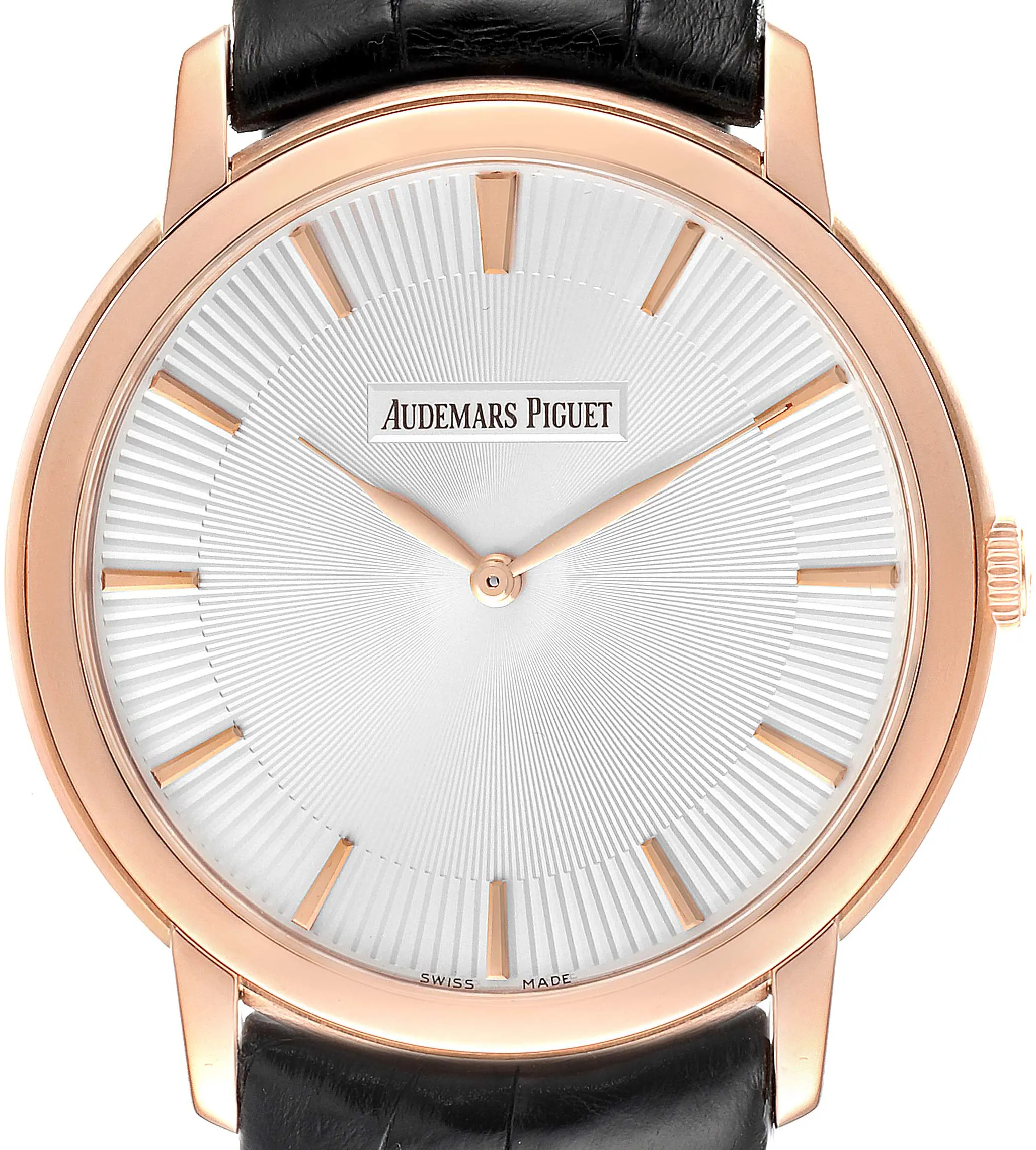 Audemars Piguet Jules Audemars 15180OR.OO.A102CR.01 41mm Rose gold and 18k rose gold Silver