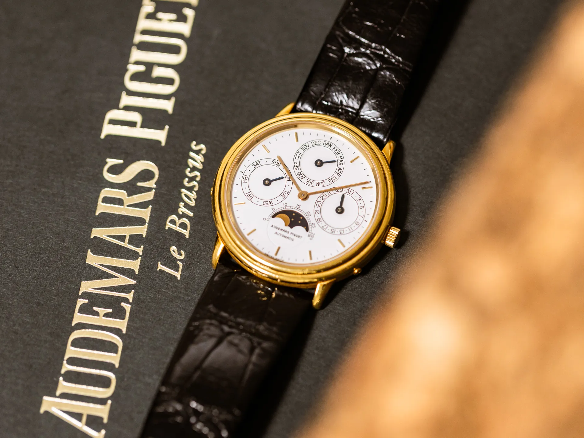 Audemars Piguet Quantiême Perpetual 25657BA 36mm Yellow gold White 1