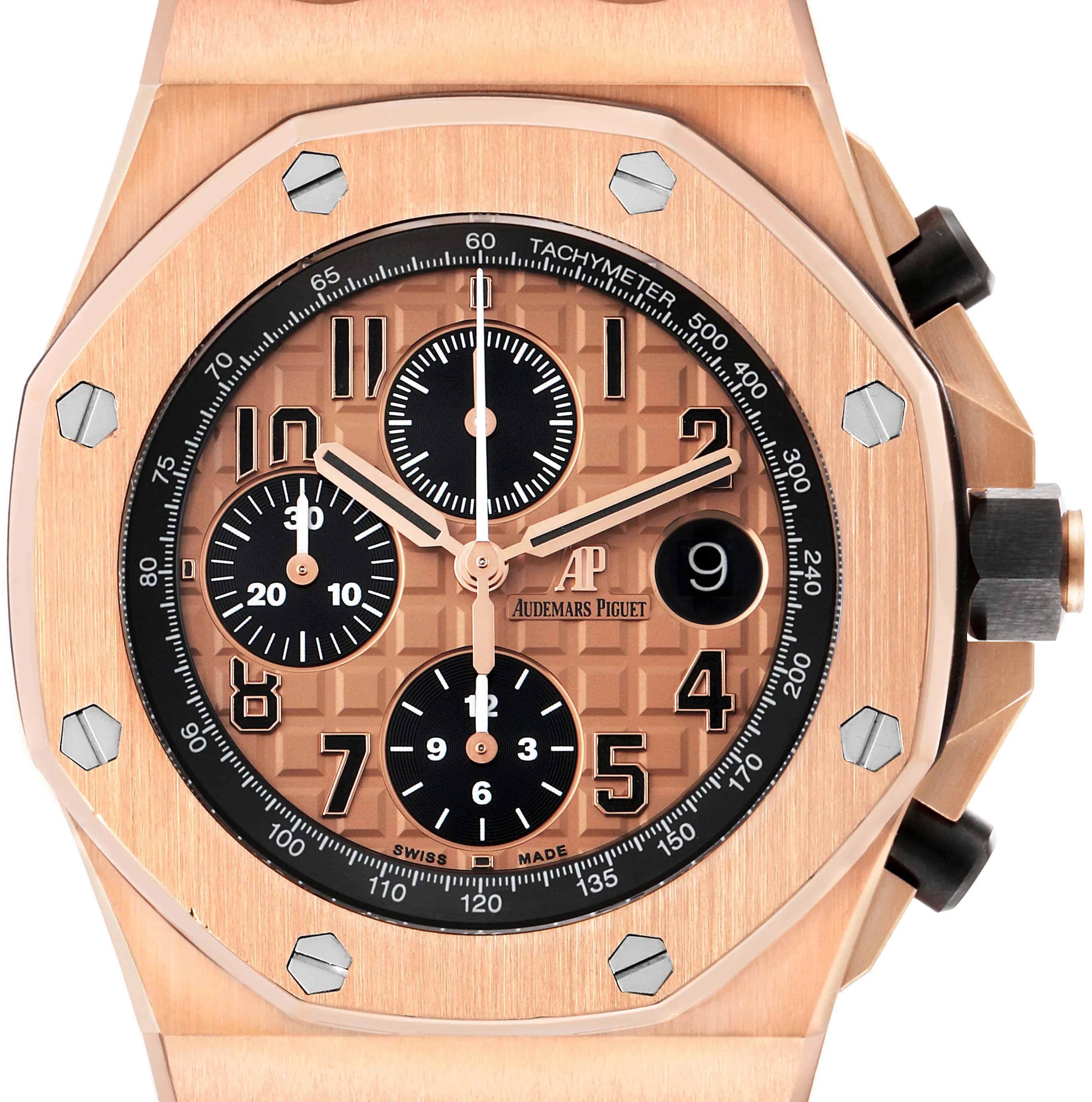 Audemars Piguet Royal Oak Offshore 26470OR.OO.1000OR.01 42mm Rose gold and 18k rose gold Golden