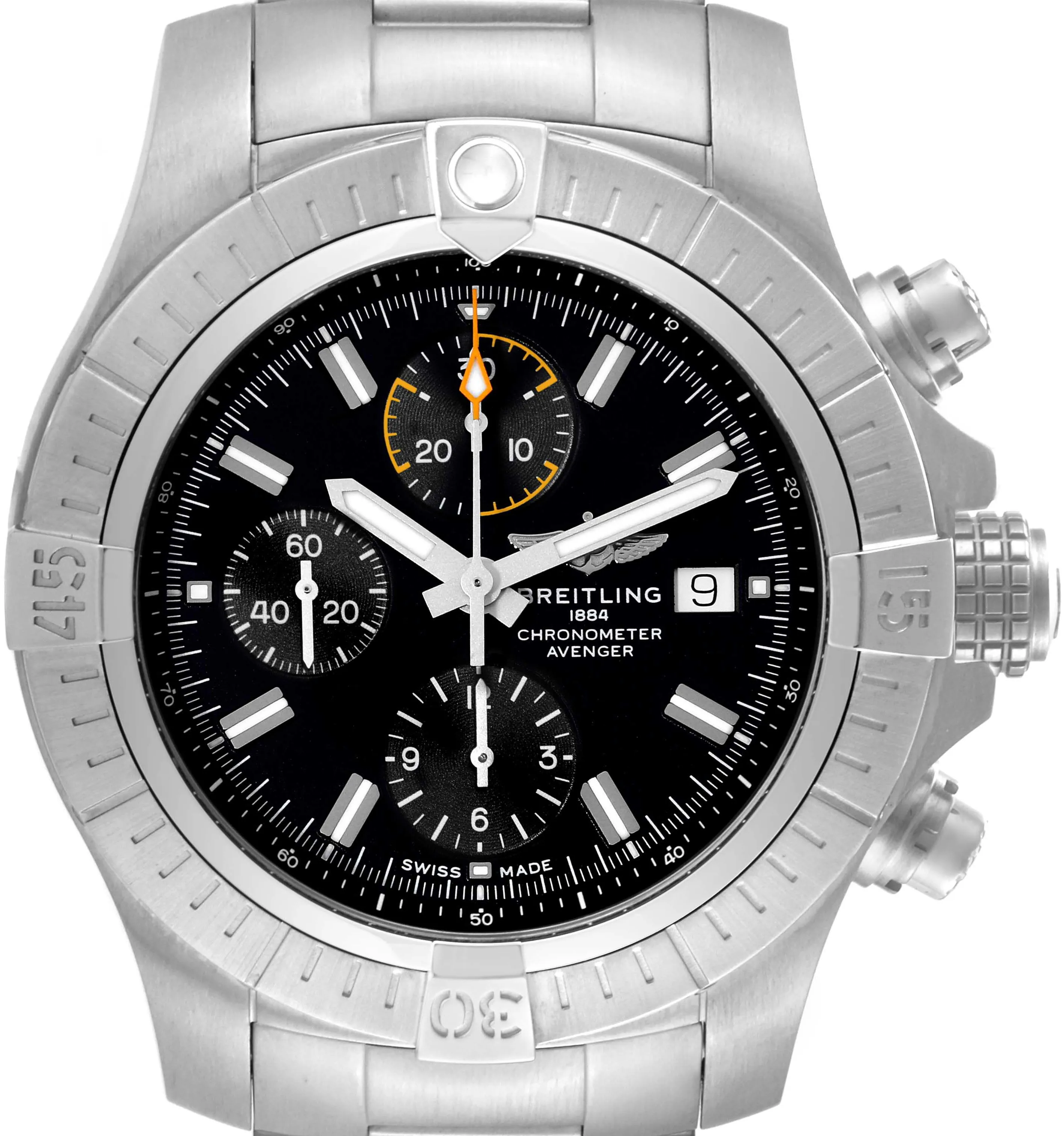 Breitling Avenger A13317101B1X1 45mm Stainless steel Black