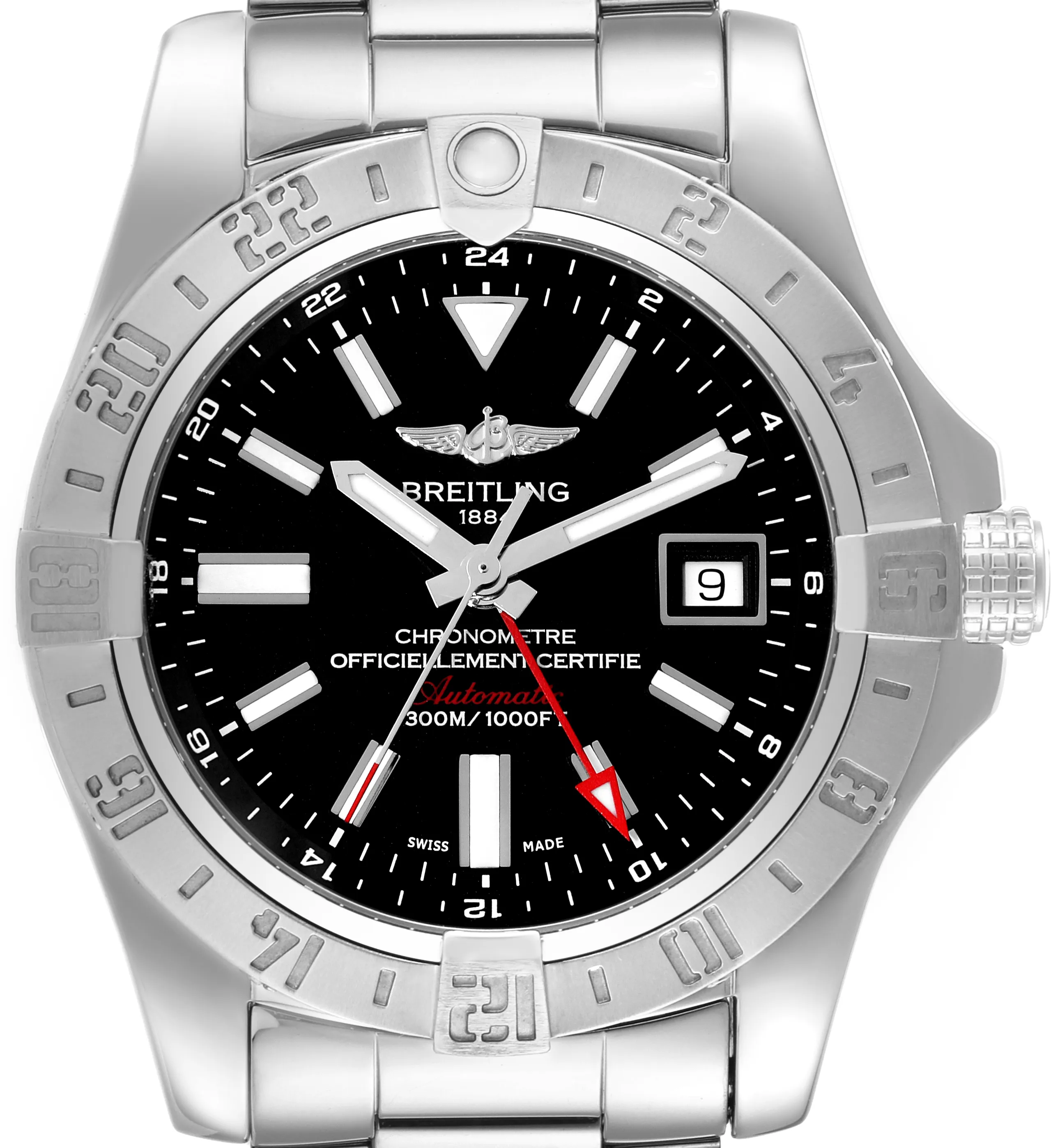 Breitling Avenger A32390 43mm Stainless steel Black