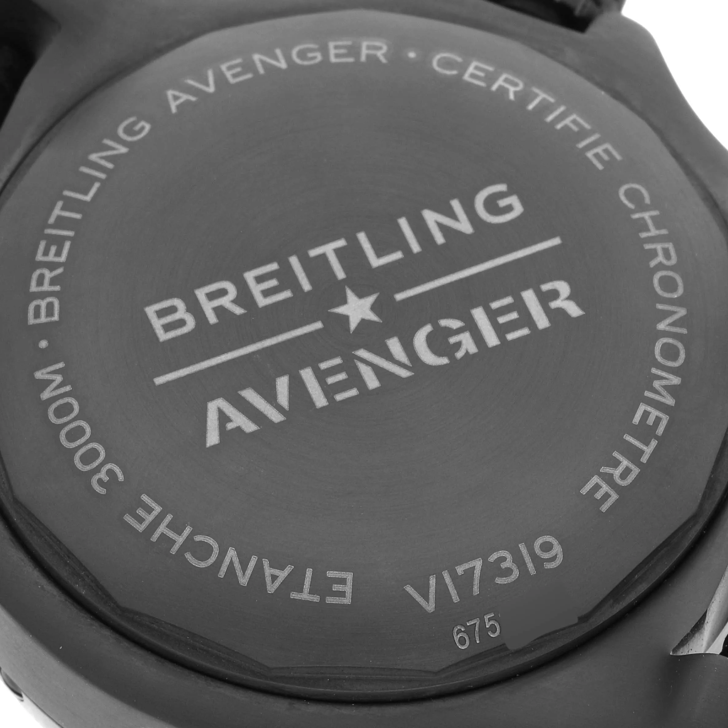 Breitling Avenger V17319 45mm Titanium and Black DLC Black 5