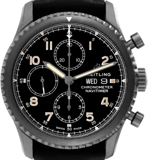 Breitling Aviator 8 M13314 Stainless steel and Black DLC Black