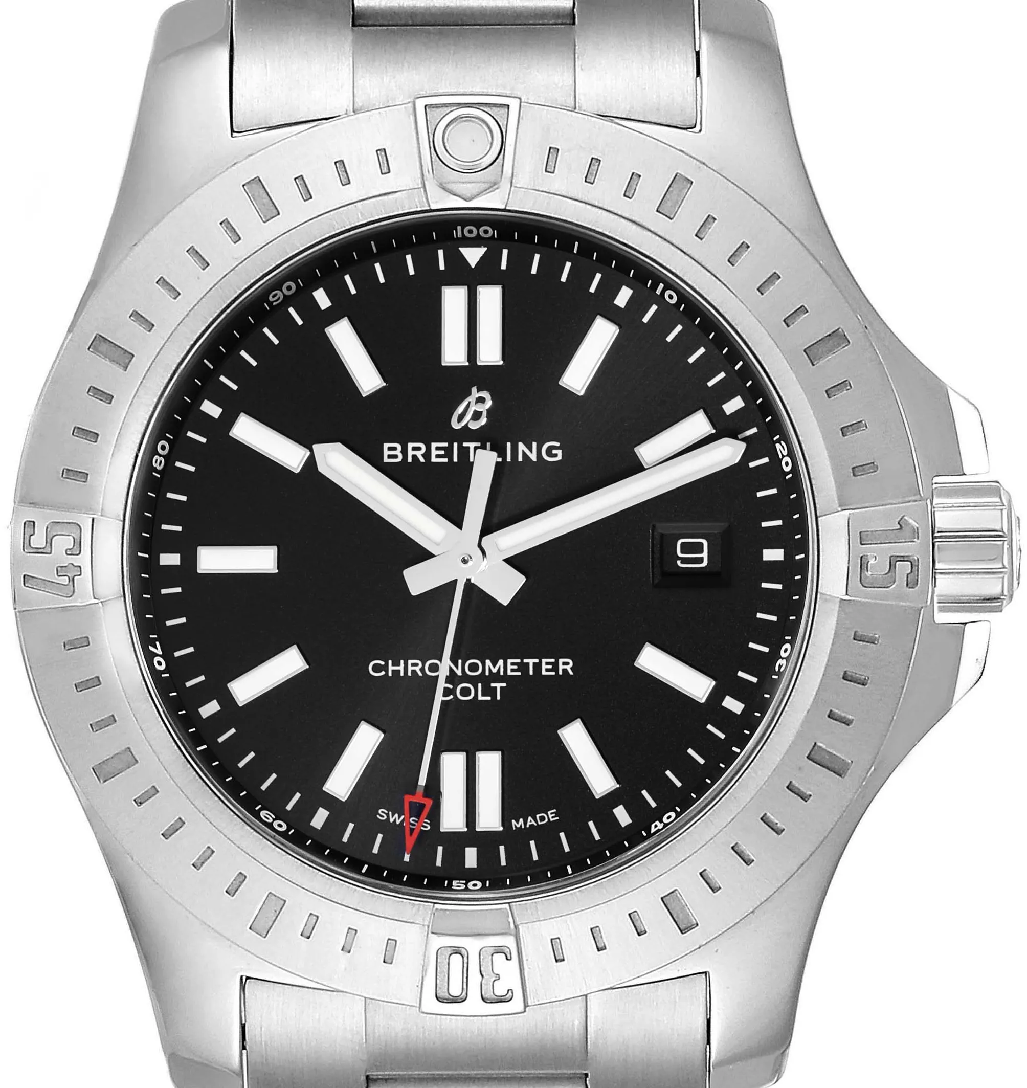 Breitling Colt A17388 44mm Stainless steel Black