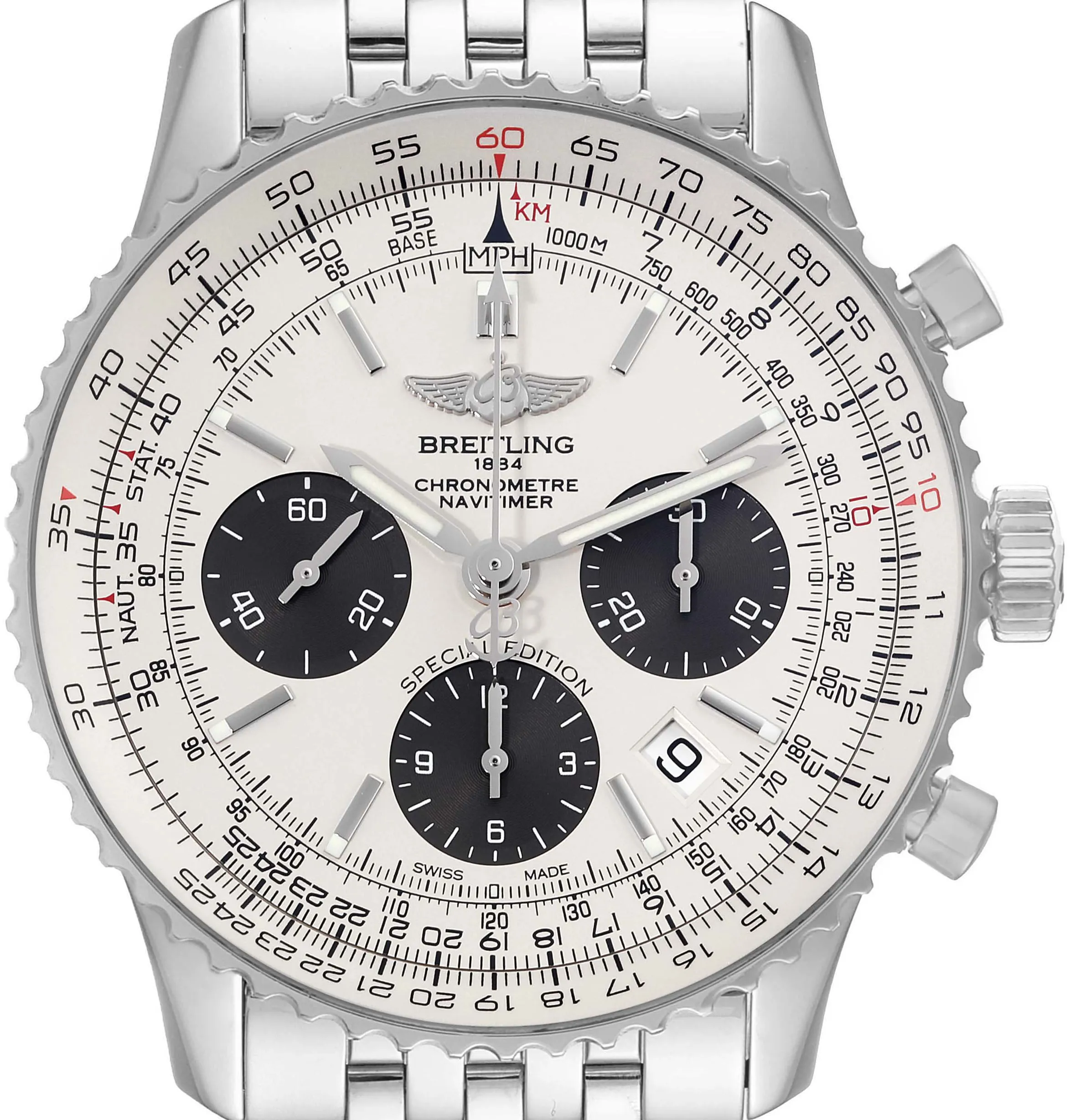 Breitling Navitimer AB012012/G826 43mm Stainless steel Silver