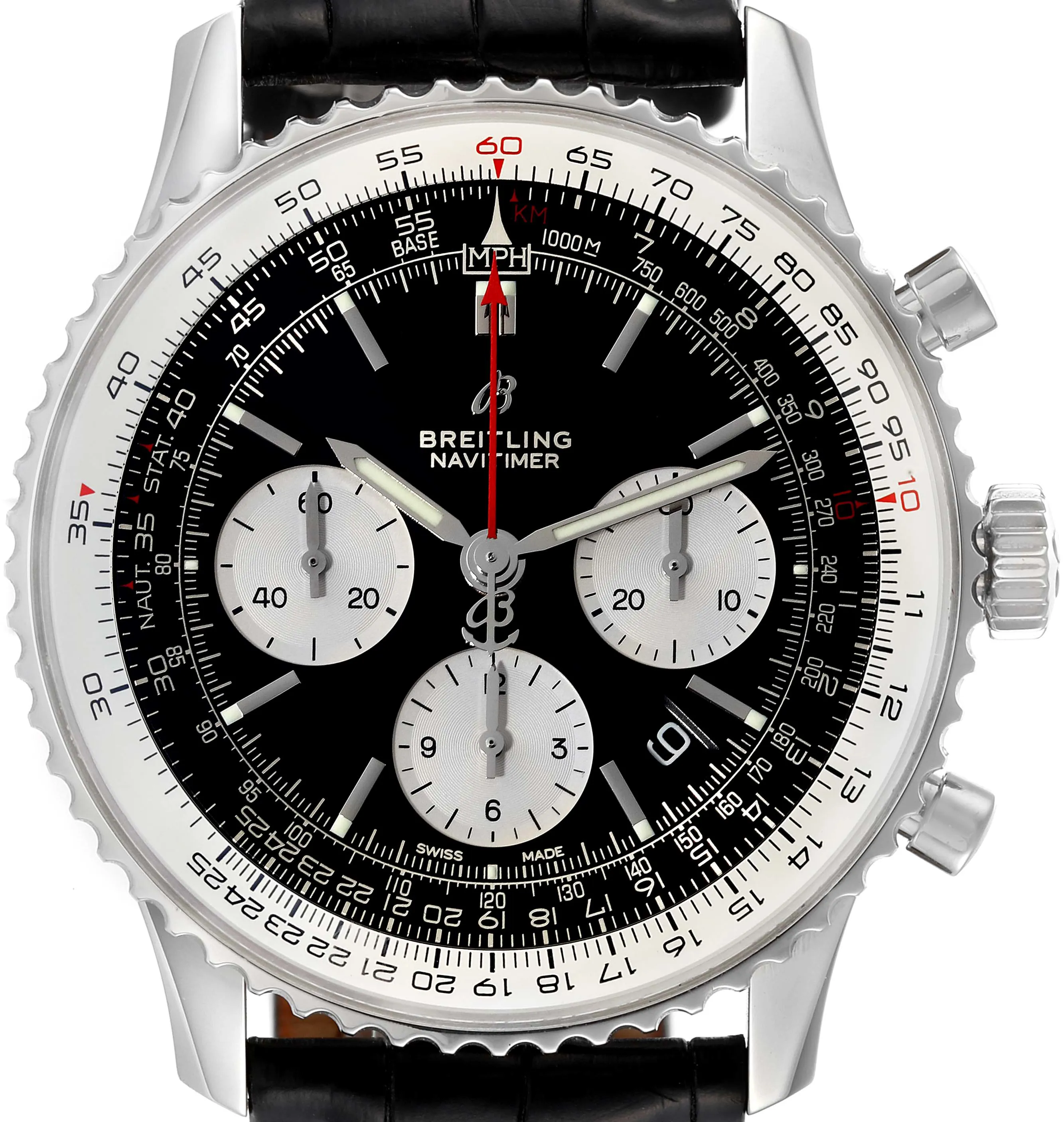 Breitling Navitimer AB0121 43mm Stainless steel Black