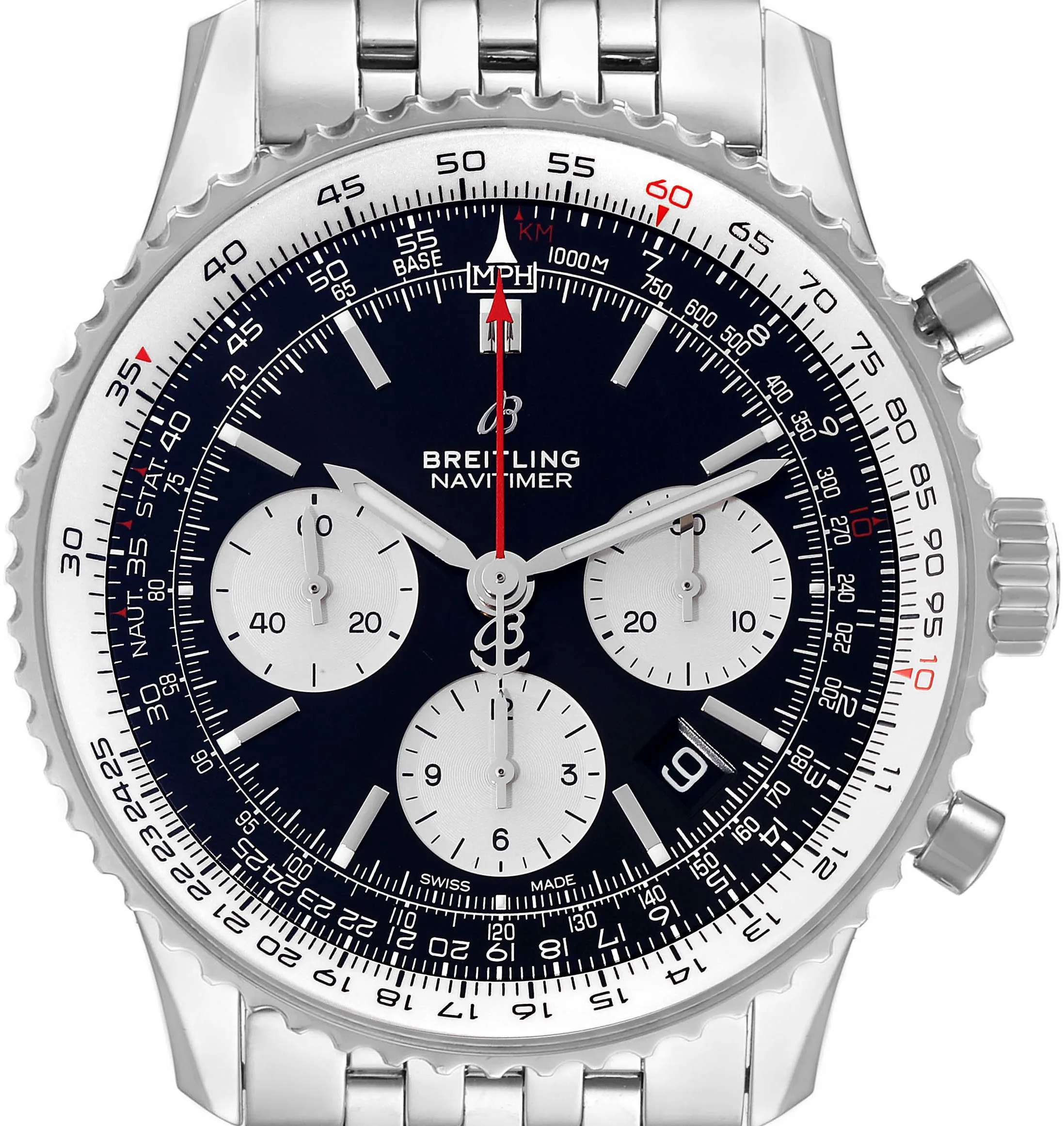 Breitling Navitimer AB0121 43mm Stainless steel Black