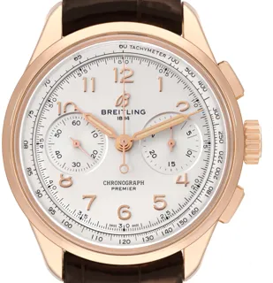 Breitling Premier B09 RB0930 18k rose gold Silver