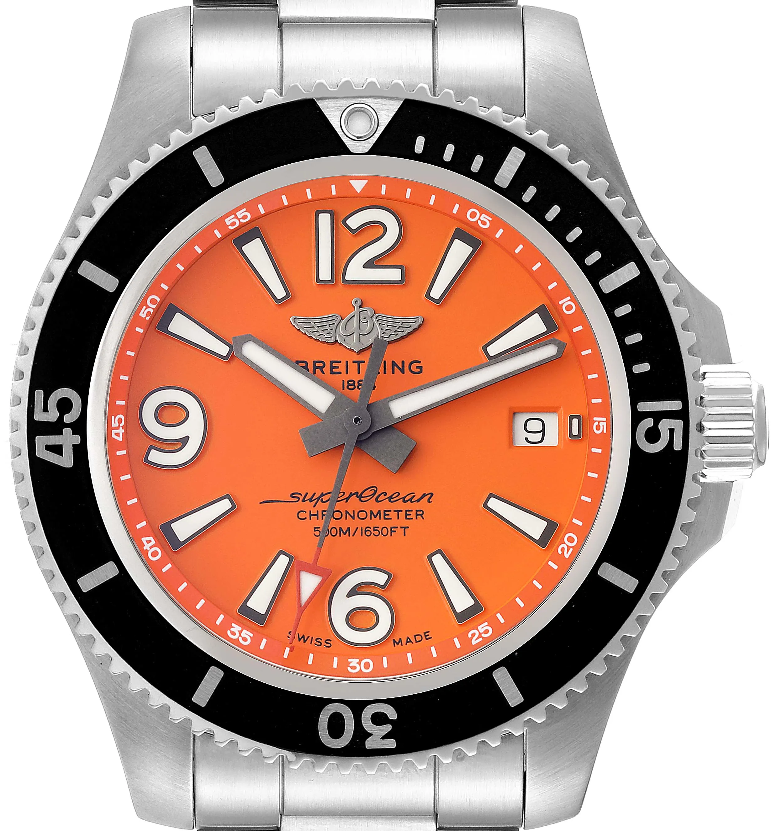 Breitling Superocean A17366 42mm Stainless steel Orange