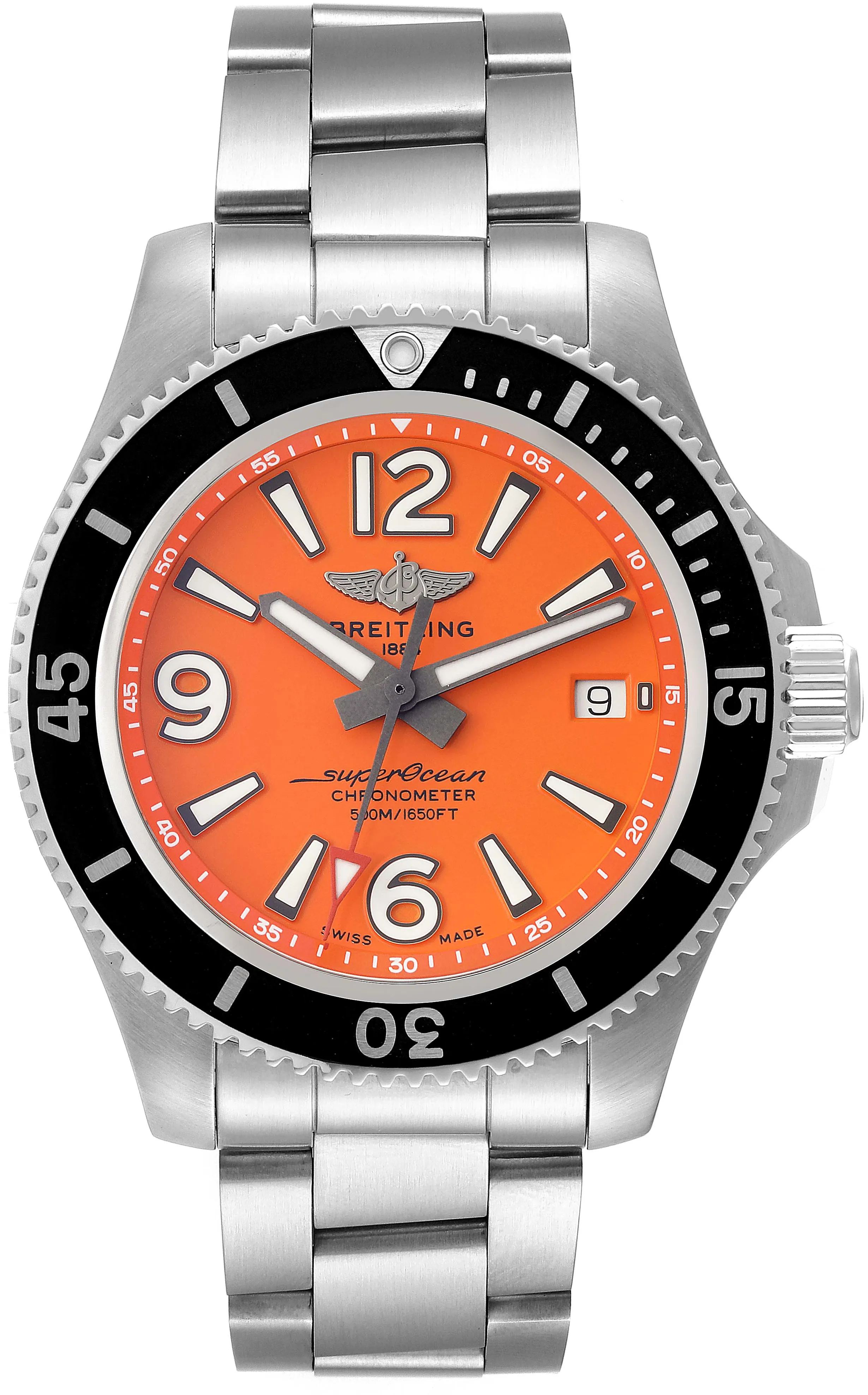 Breitling Superocean A17366 42mm Stainless steel Orange 1