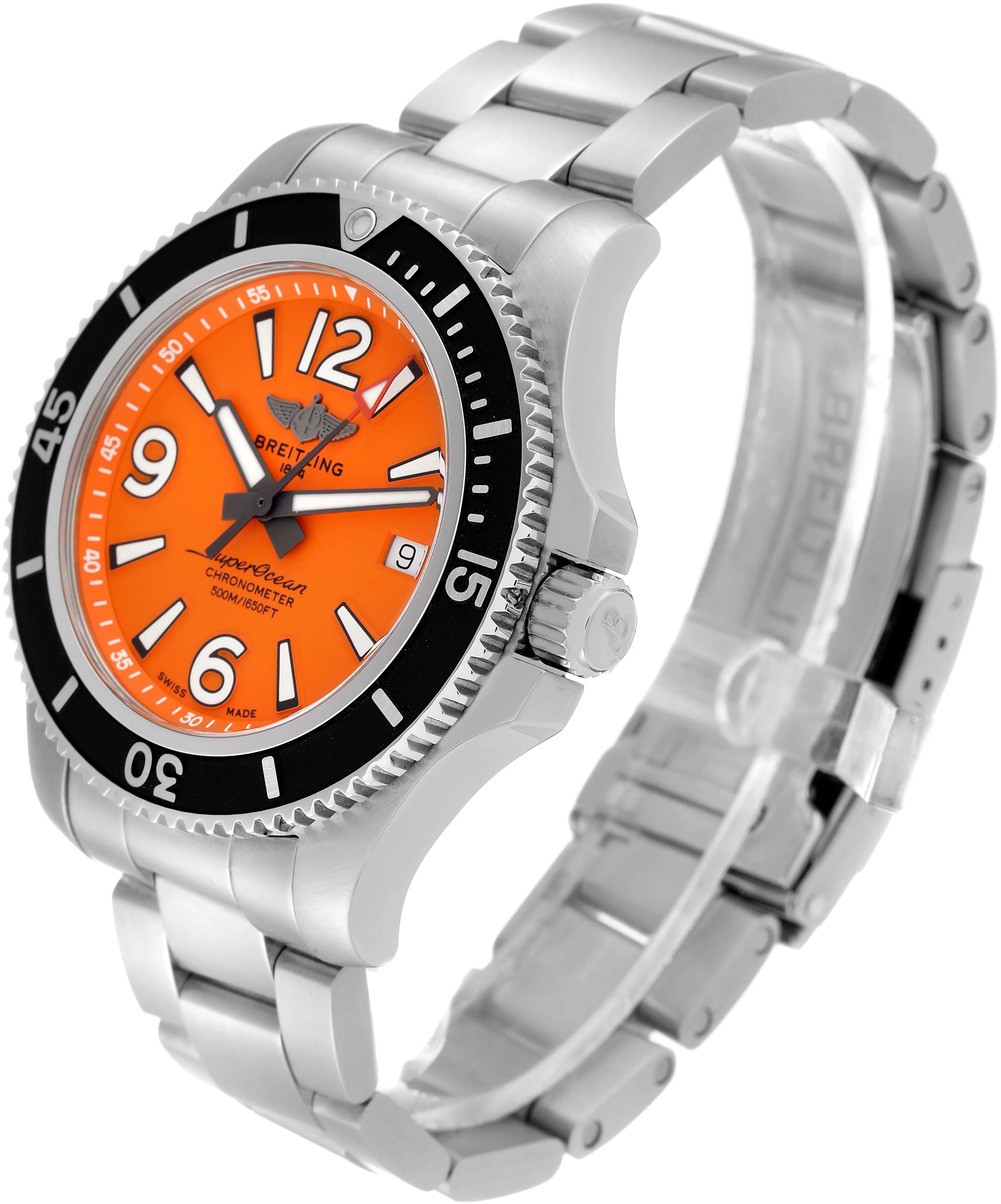 Breitling Superocean A17366 42mm Stainless steel Orange 3