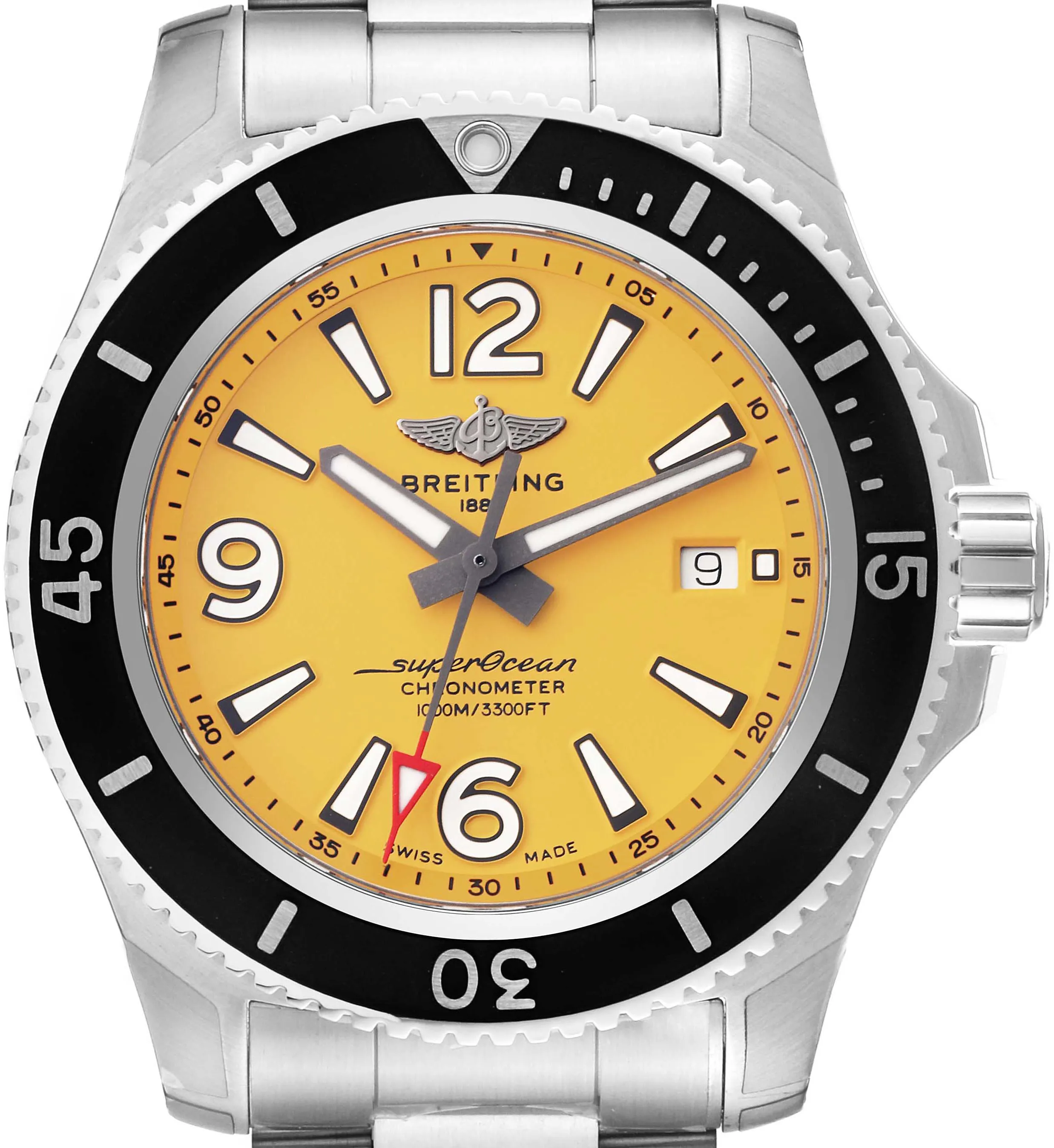 Breitling Superocean A17367 44mm Stainless steel Yellow