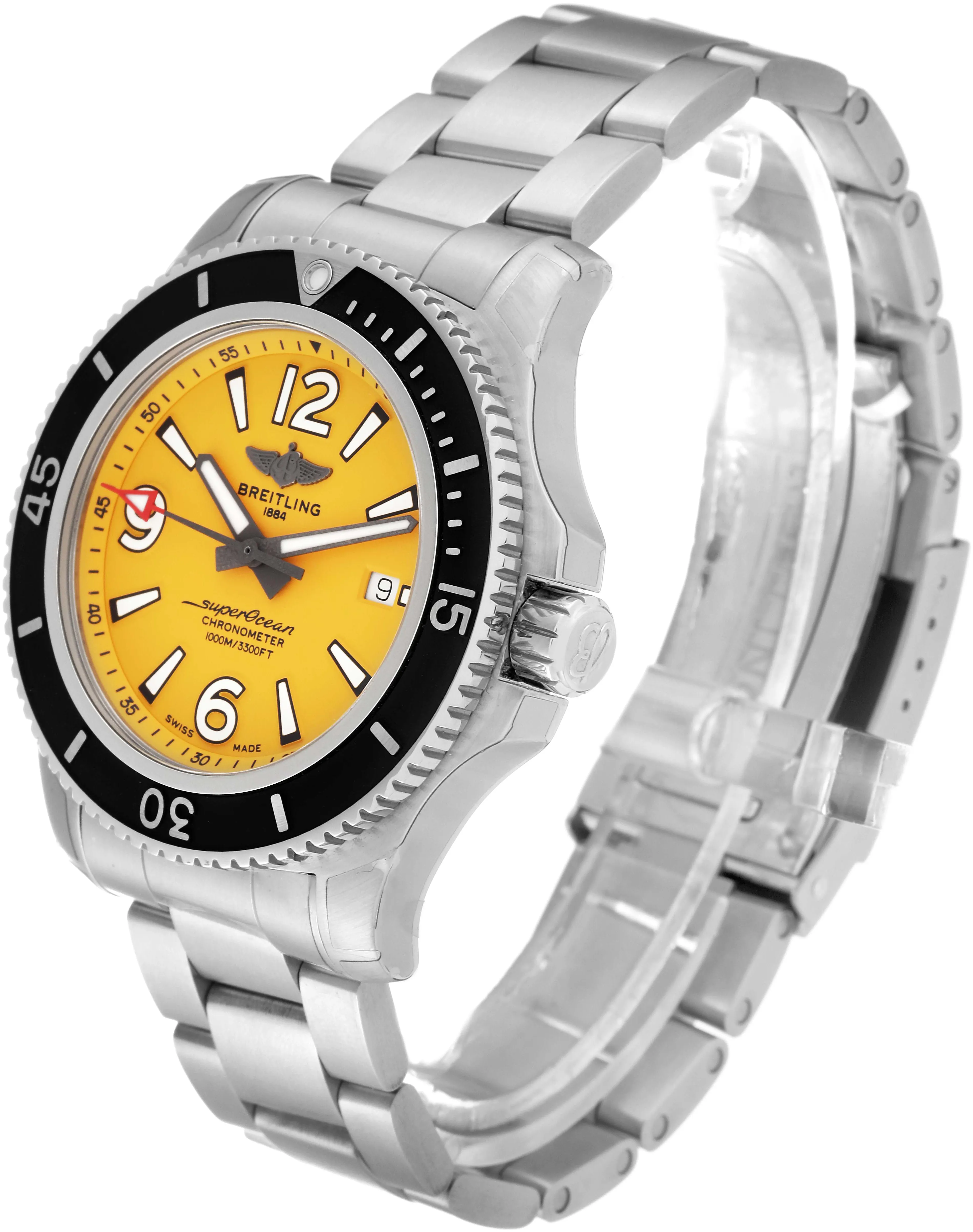 Breitling Superocean A17367 44mm Stainless steel Yellow 3