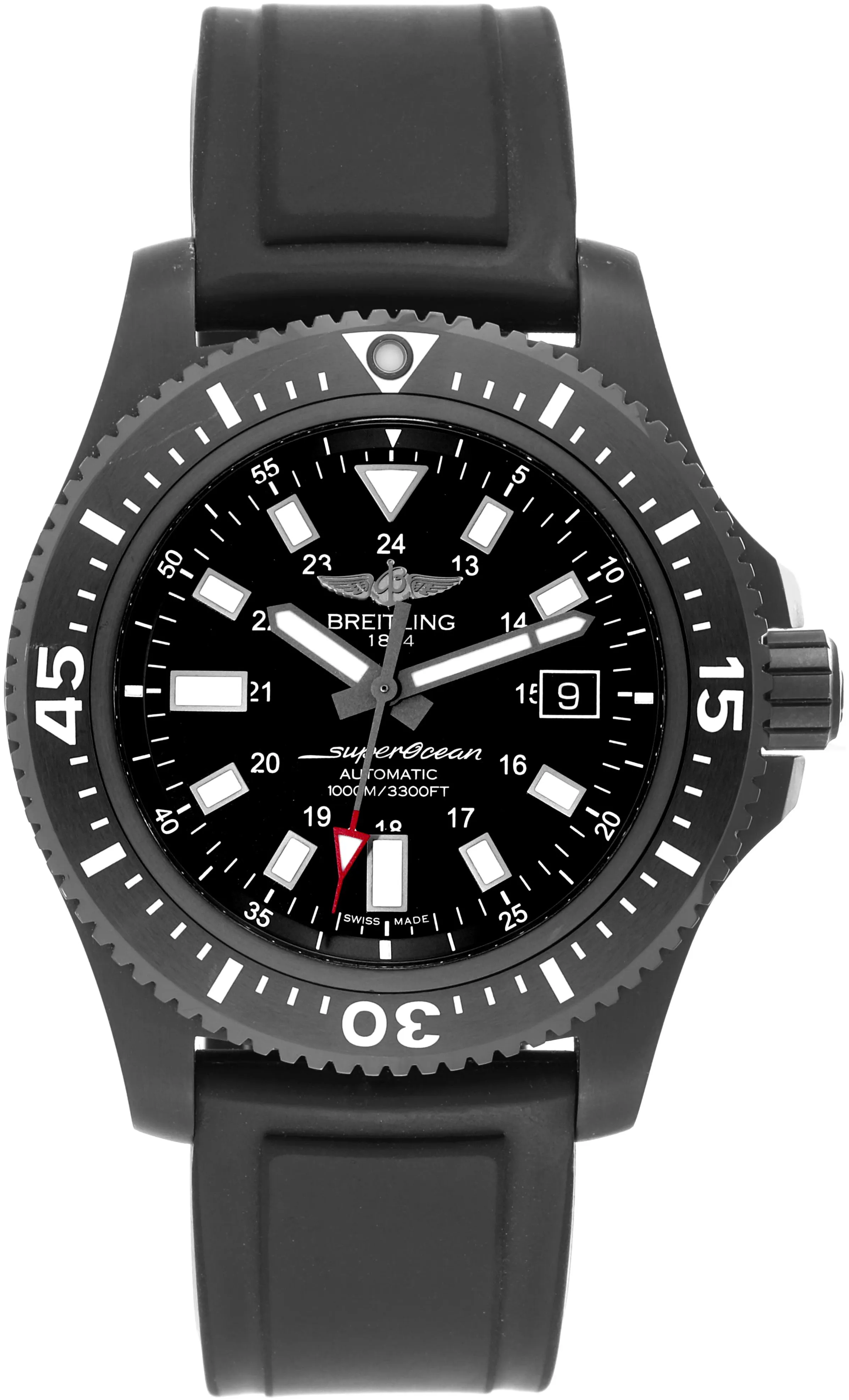 Breitling Superocean M17393 44mm Stainless steel Black 1