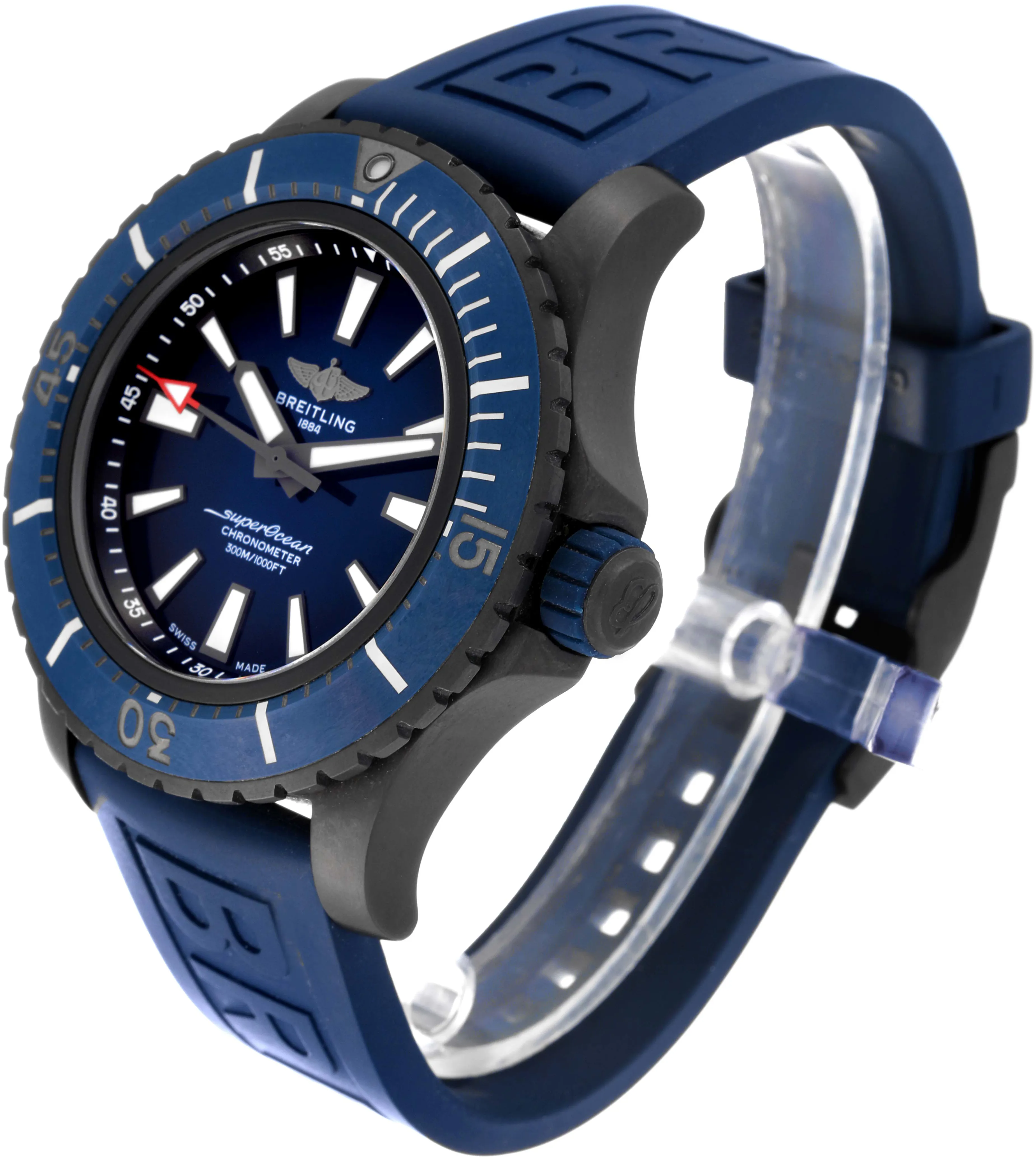 Breitling Superocean V17369 48mm Titanium and Black DLC Blue 3