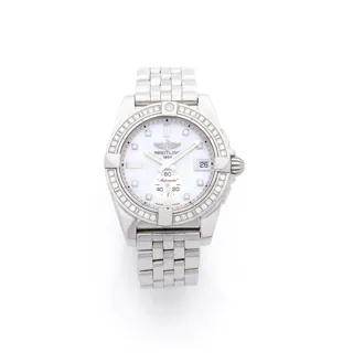 Breitling Galactic 36 Stainless steel and Diamond White