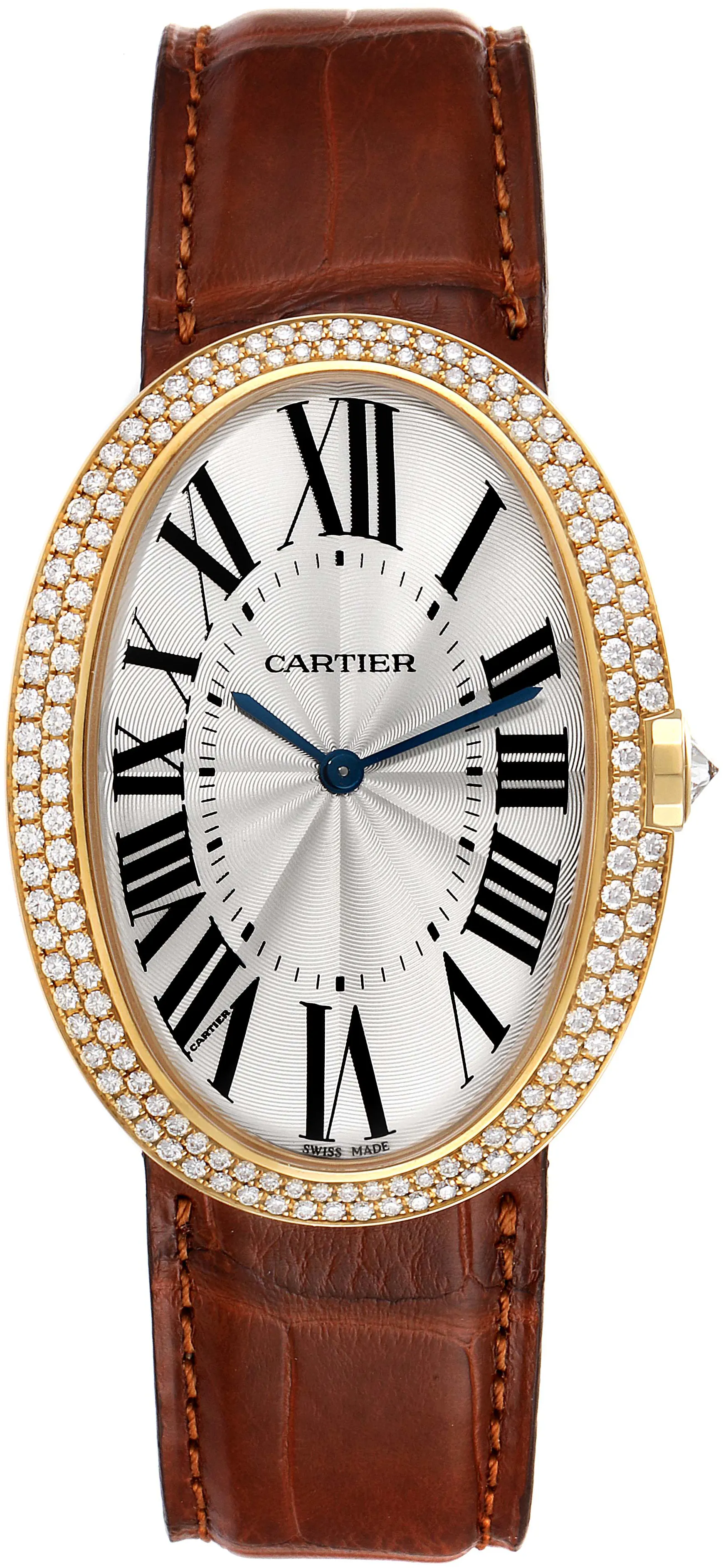 Cartier Baignoire WB520005 44mm Yellow gold Silver 1