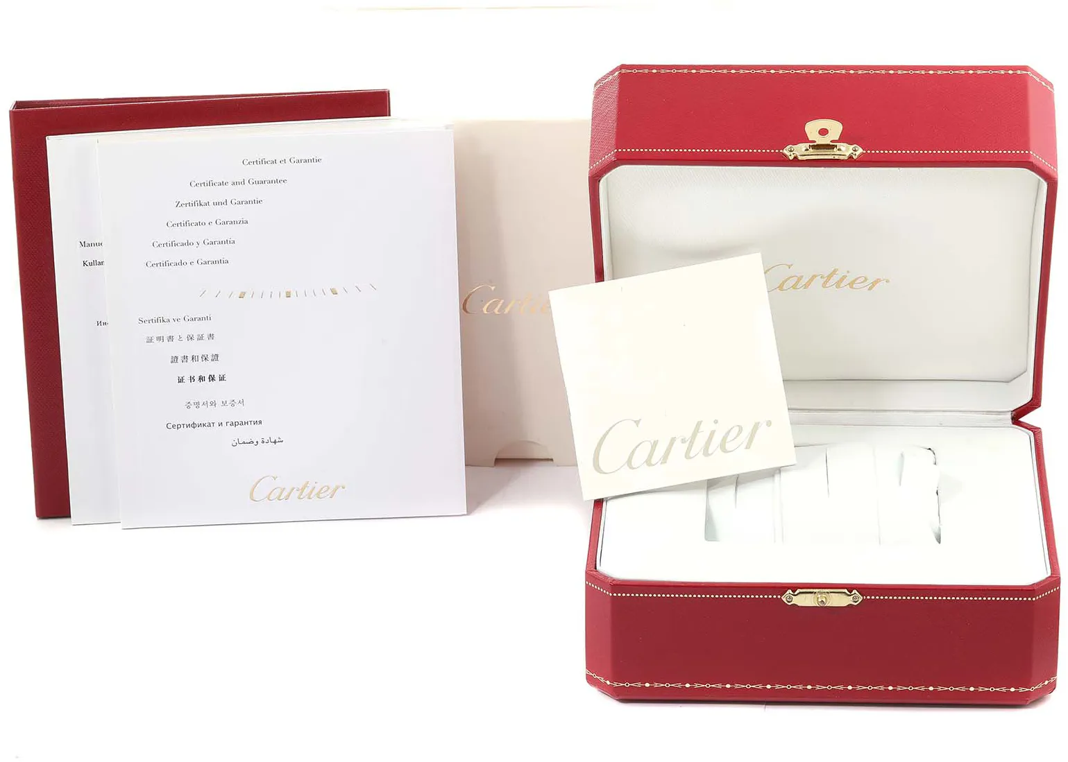 Cartier Baignoire wb520028 25mm Rose gold Silver 10