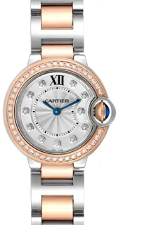 Cartier Ballon Bleu W3BB0009 Rose gold and Stainless steel Silver