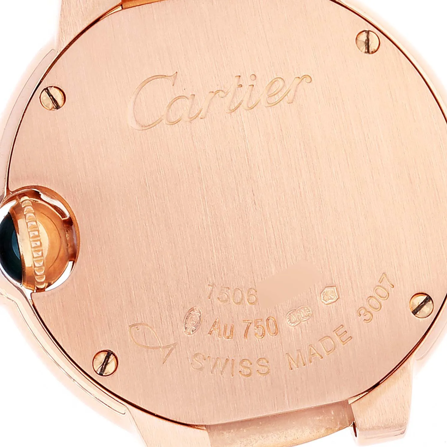 Cartier Ballon Bleu W69002Z2 28mm Rose gold and 18k rose gold Silver 5