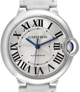 Cartier Ballon Bleu W69017Z4 Stainless steel White