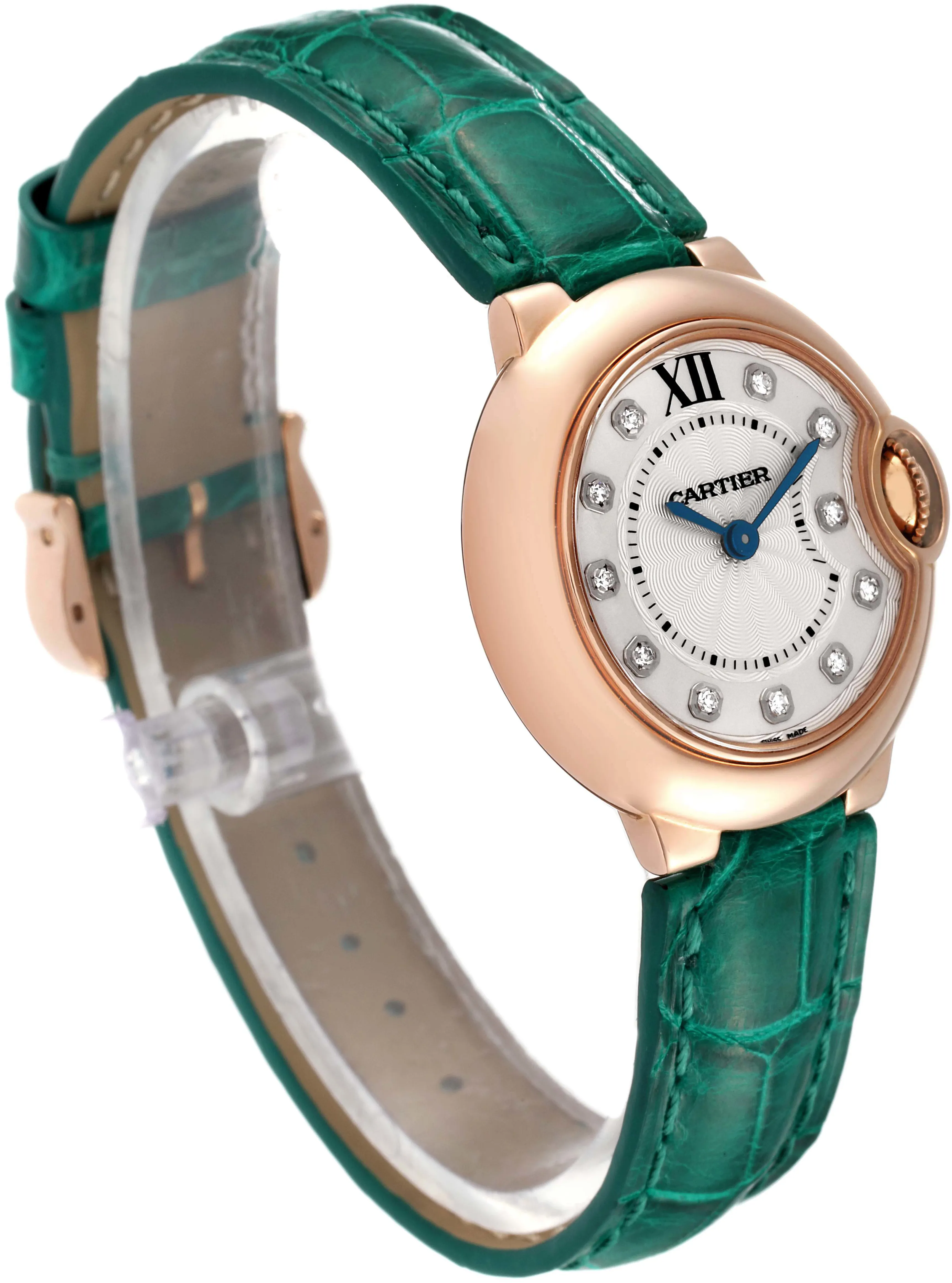 Cartier Ballon Bleu WE902050 28mm Rose gold Silver 2