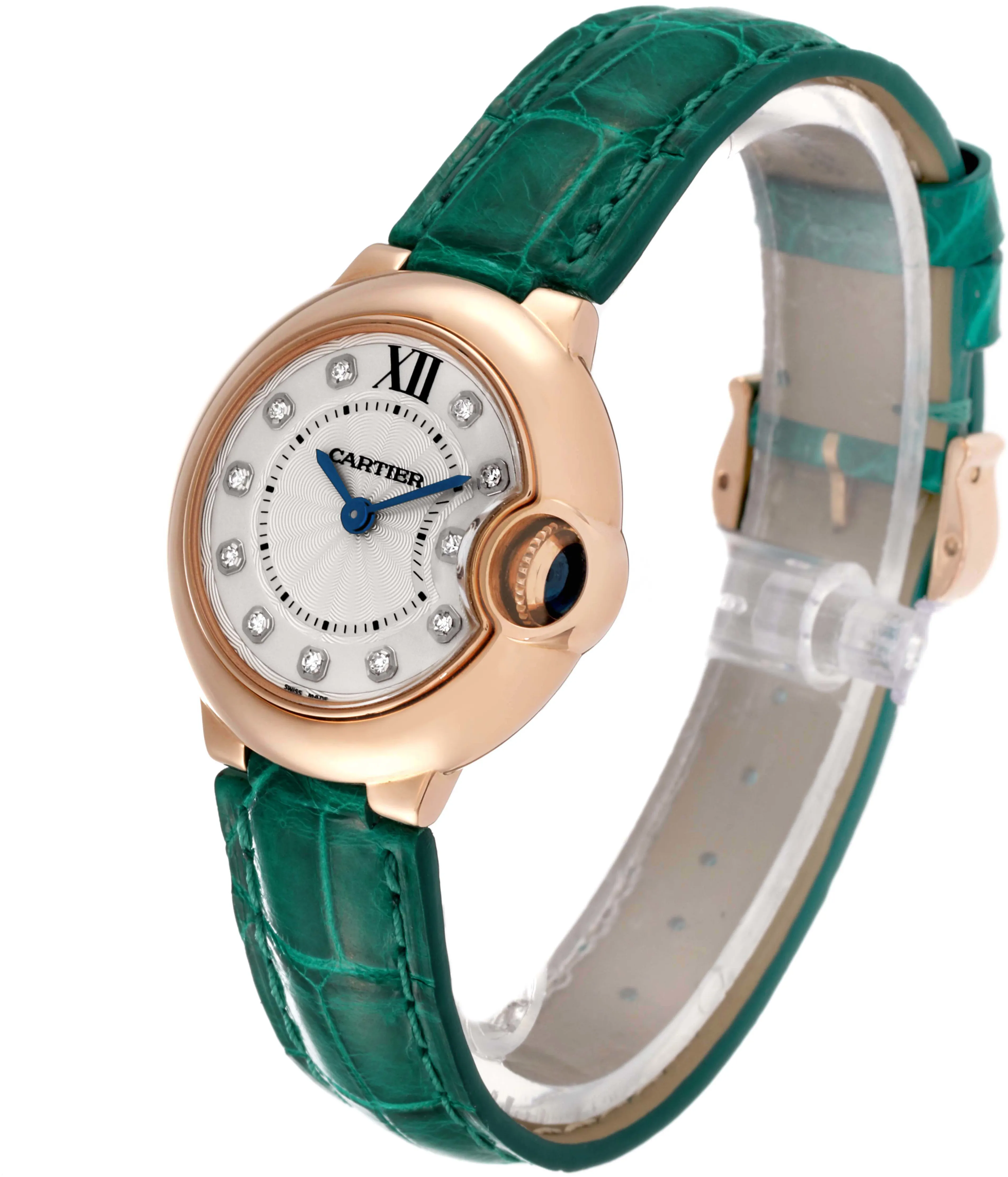 Cartier Ballon Bleu WE902050 28mm Rose gold Silver 3