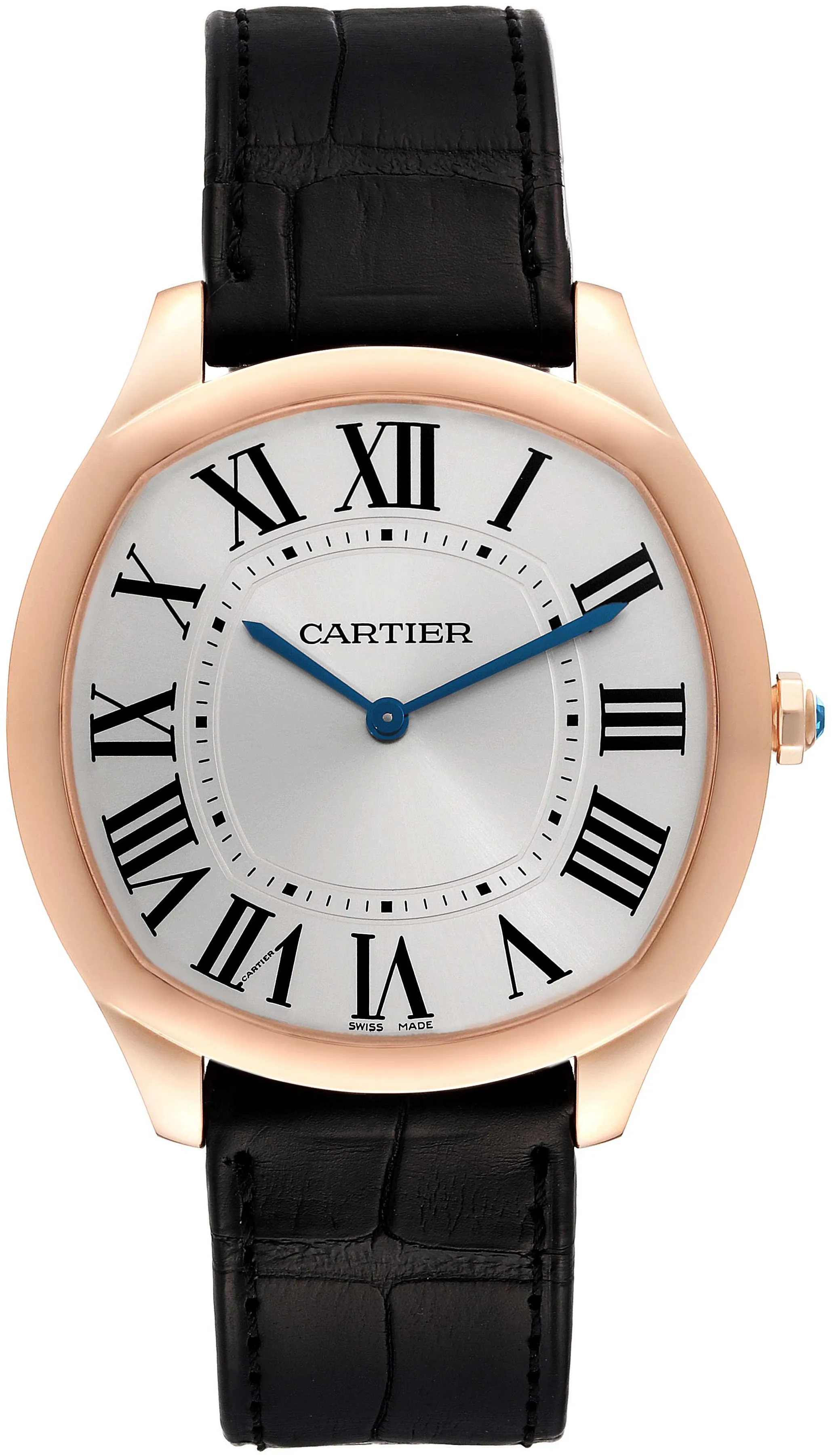 Cartier Drive de Cartier WGNM0006 38mm Rose gold Silver Guilloche 1