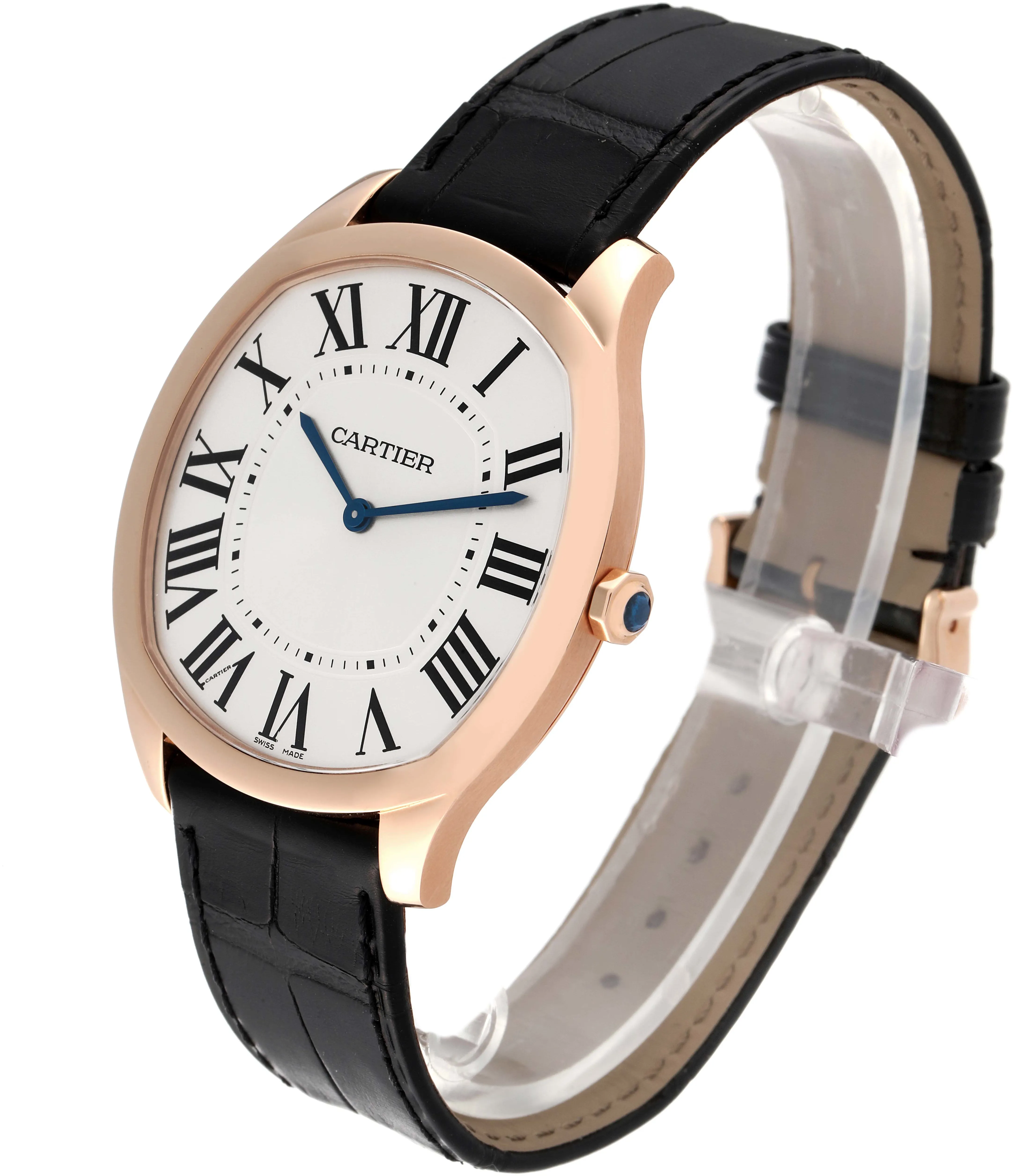 Cartier Drive de Cartier WGNM0006 38mm Rose gold Silver Guilloche 3