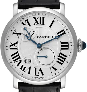 Cartier Rotonde W1556202 White gold Silver