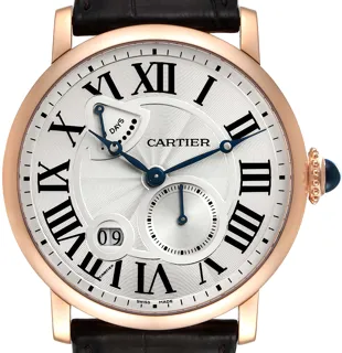 Cartier Rotonde W1556203 Rose gold Silver