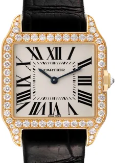 Cartier Santos WH100351 18k yellow gold Silver