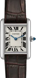 Cartier Tank W1541056 18k white gold Silver