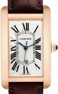 Cartier Tank Américaine W2609156 Rose gold Silver