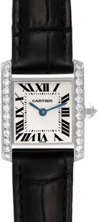 Cartier Tank Française WE100251 White gold Silver