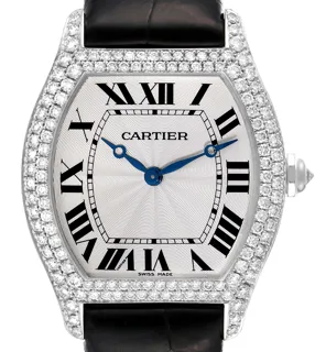 Cartier Tortue WA504351 White gold Silver