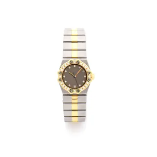 Chopard St. Moritz Yellow gold and Stainless steel Gray