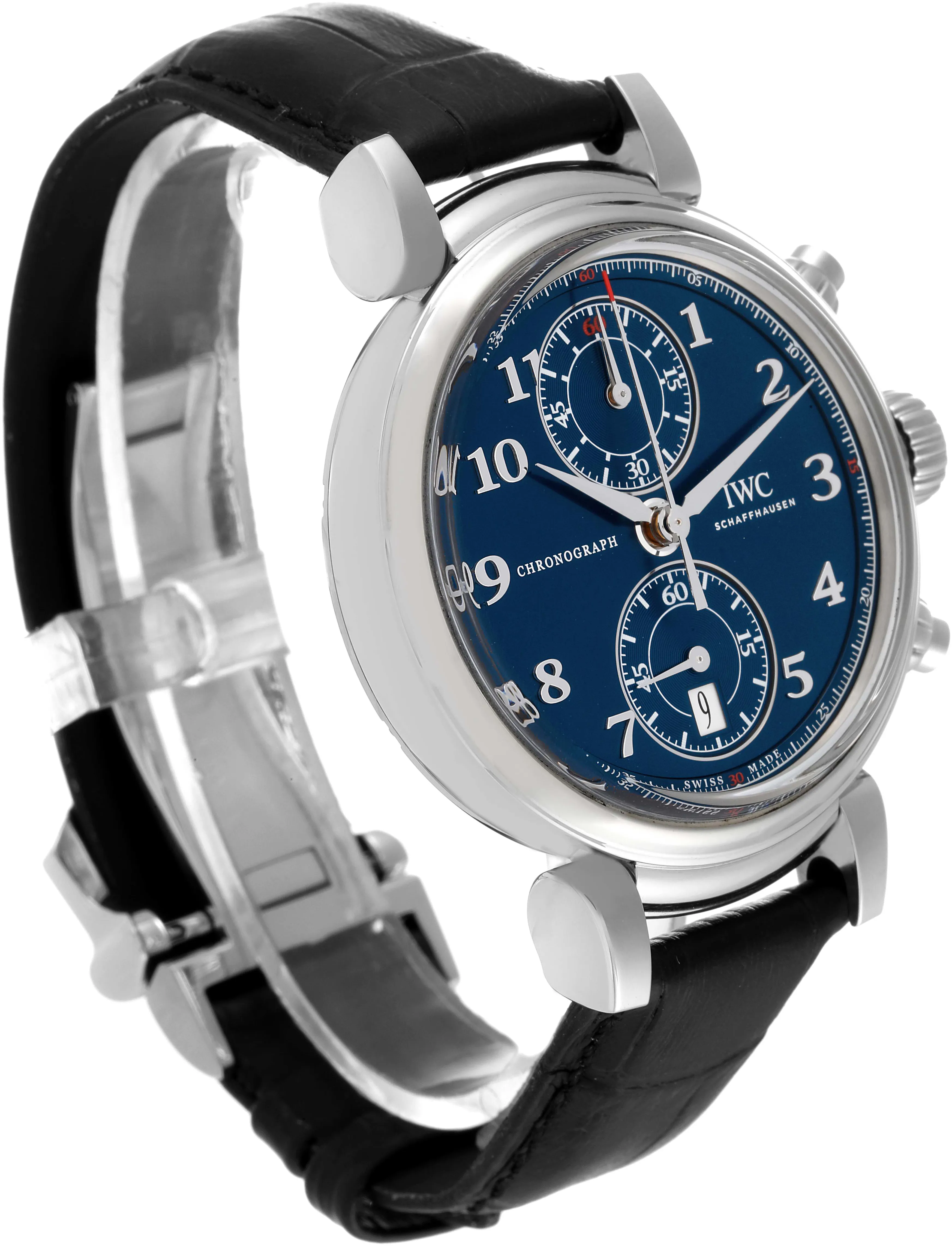 IWC Da Vinci IW393402 42mm Stainless steel Blue 2