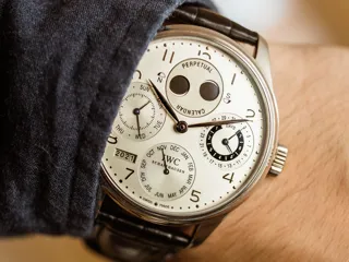 IWC Perpetual Calendar IW502111 Platinum Silver