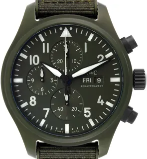 IWC Pilot Top Gun IW389106 44.5mm Ceramic Green