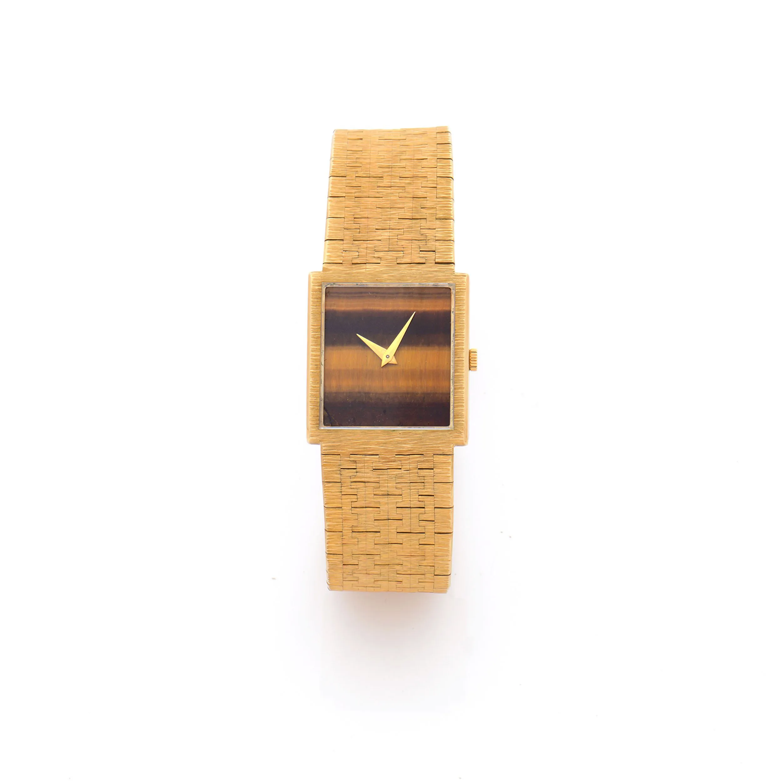 Piaget Tank 23mm Yellow gold Tiger's eye