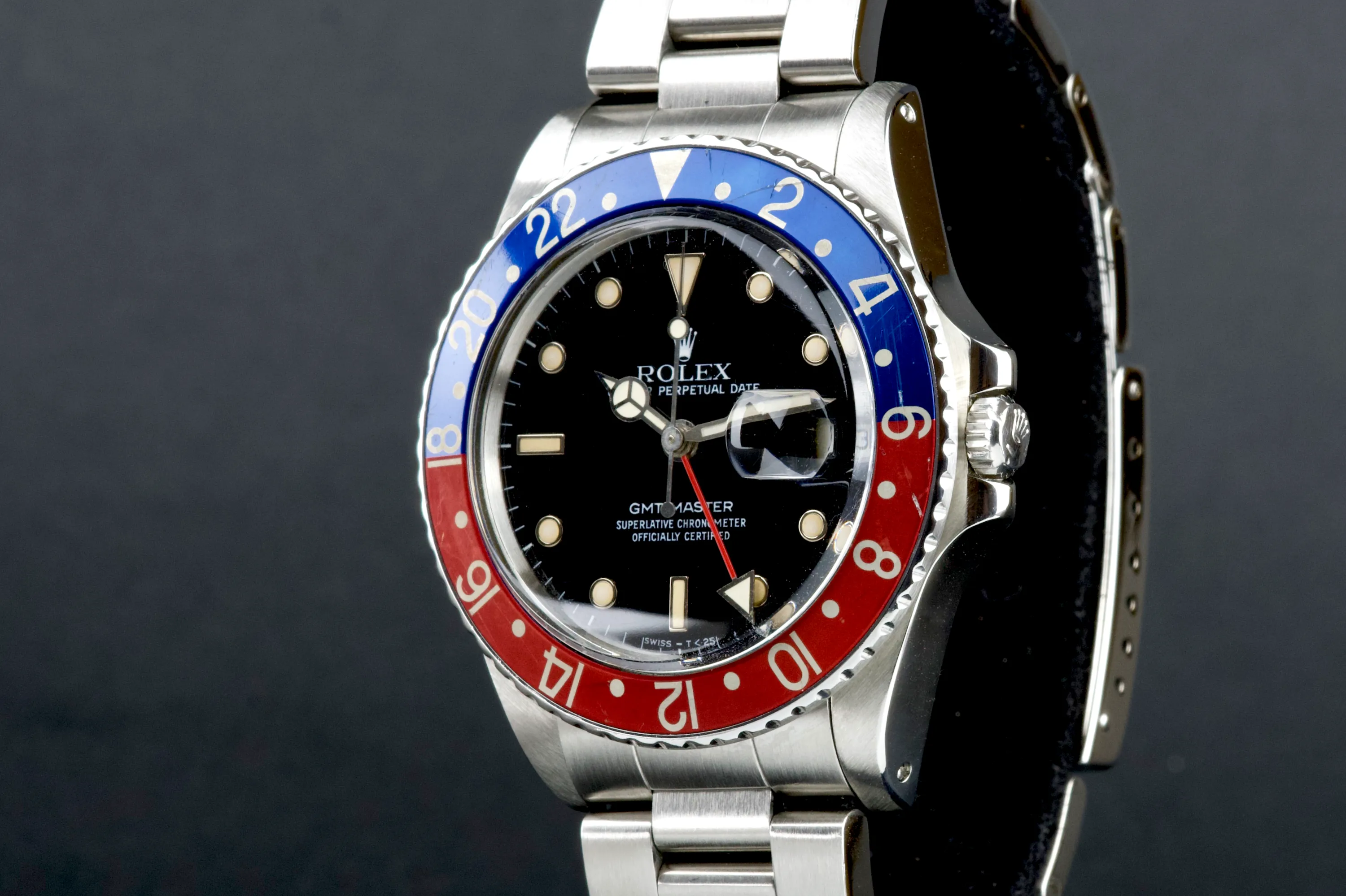 Rolex GMT-Master 16750 40mm Stainless steel Black