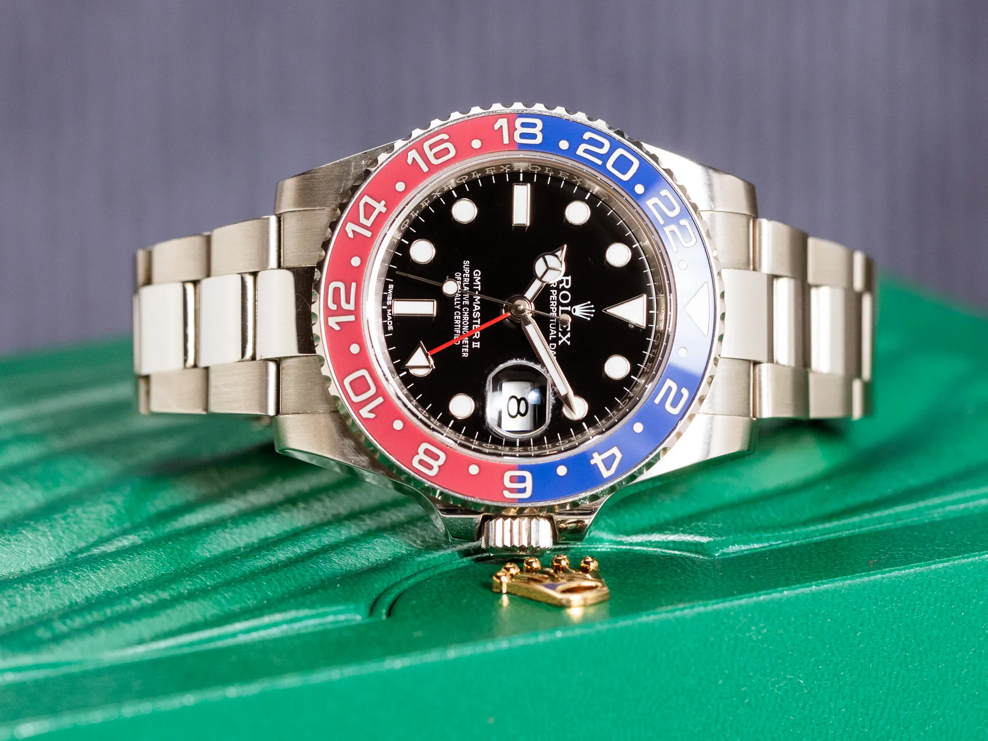 Rolex GMT-Master II 116719BLRO 40mm White gold Black 1