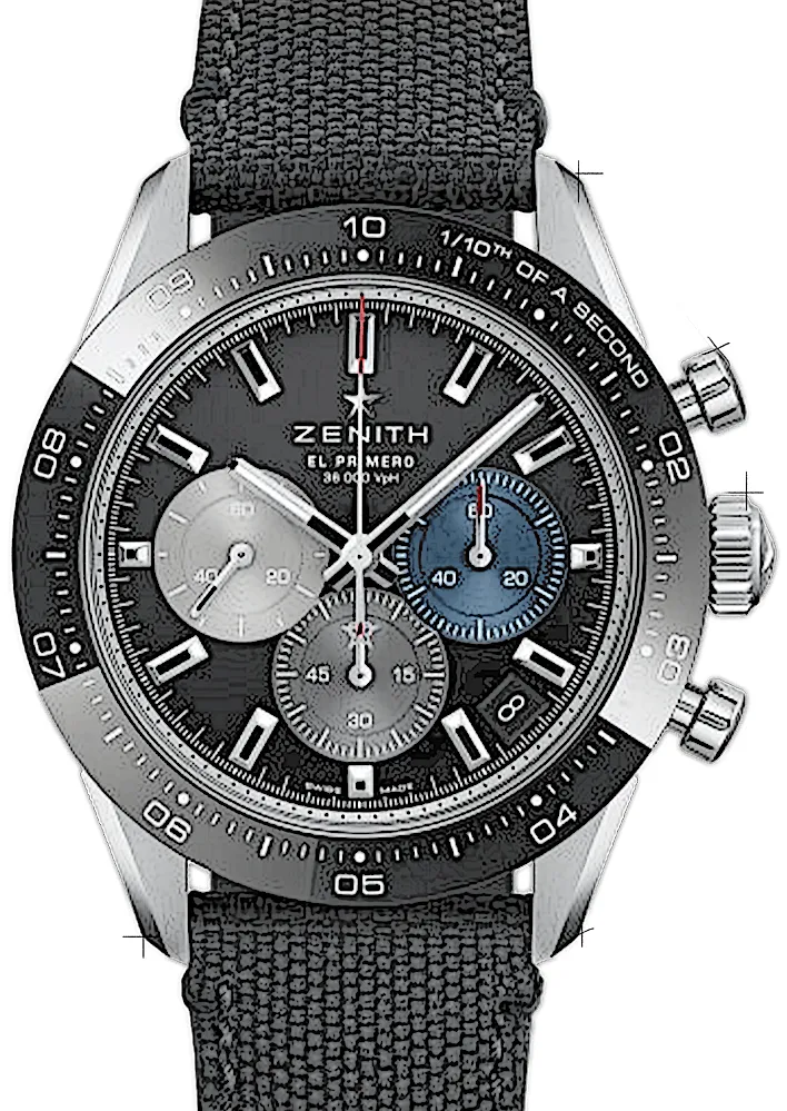 Zenith Chronomaster Sport 03.3100.3600/21.C822 41mm Stainless steel Black